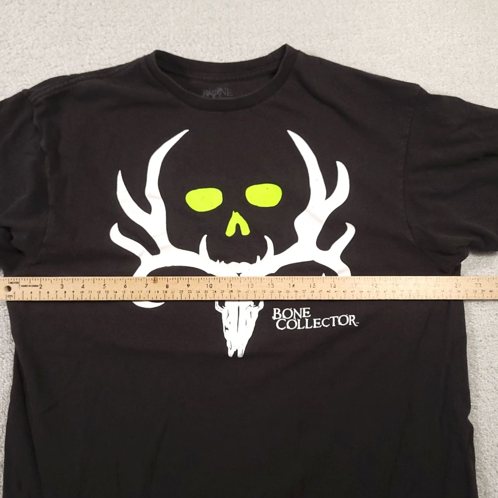 Bones Bone Collector Mens XL Black Short Sleeve Shirt Size US XL / EU 56 / 4 - 3 Thumbnail