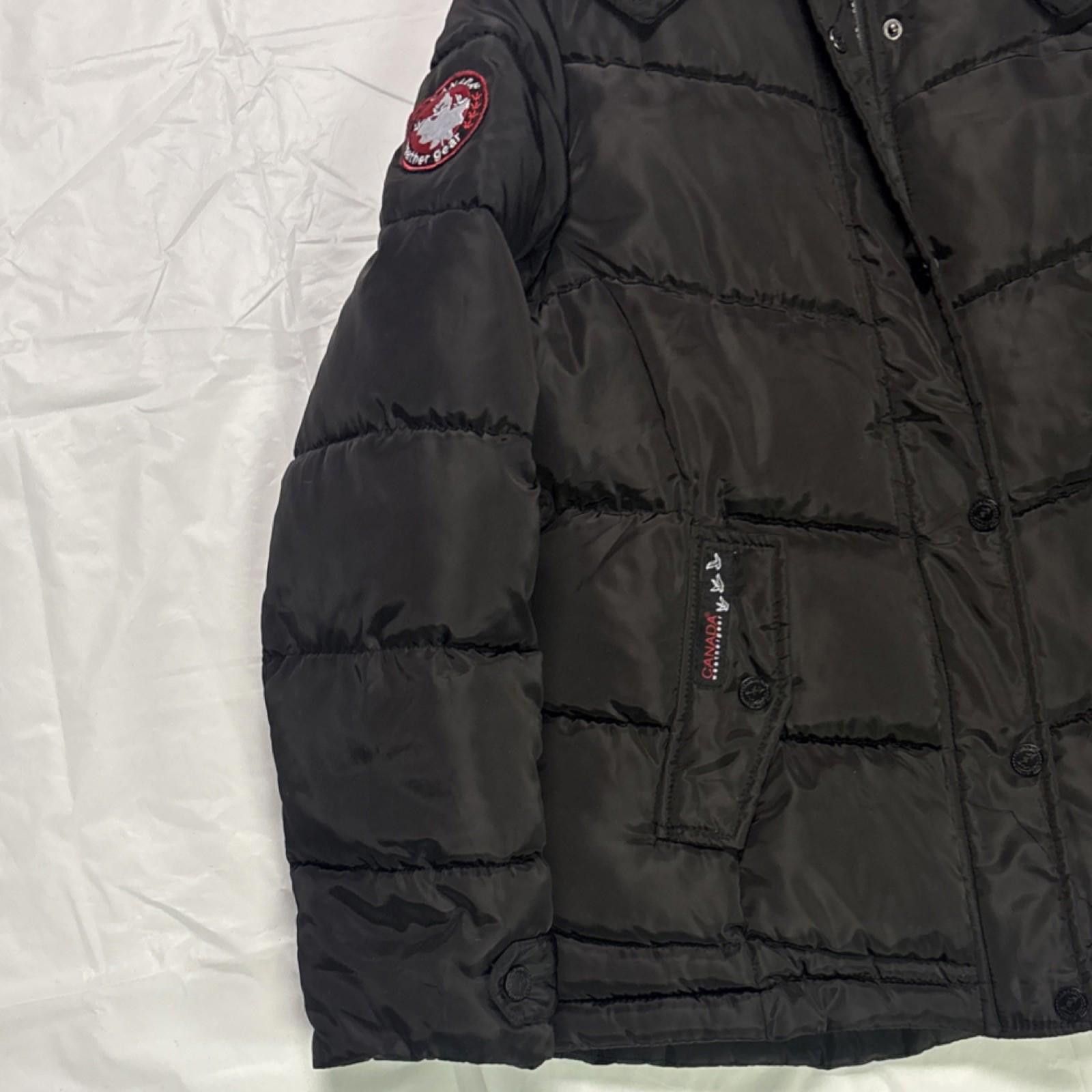 Other Canada Weather gear Puffer Coat Bl Hooded Zip Button Size M Size M / US 6-8 / IT 42-44 - 3 Thumbnail