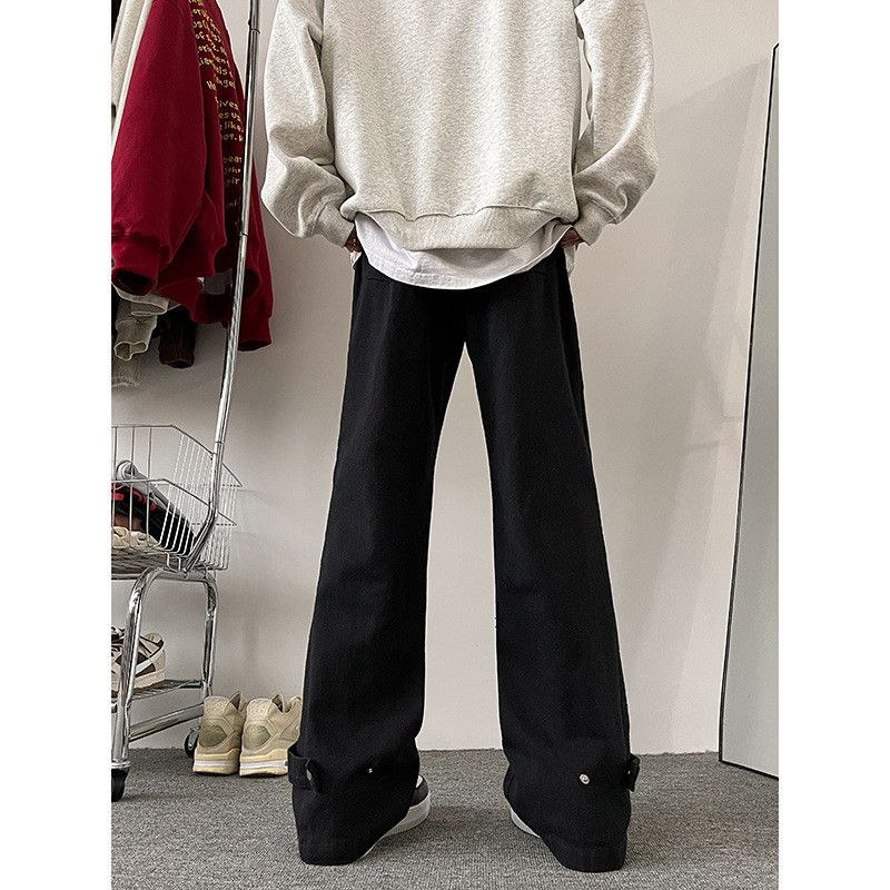 Japanese Brand × Jean Retro loose straight leg micro flared jeans Size US 32 / EU 48 - 3 Thumbnail