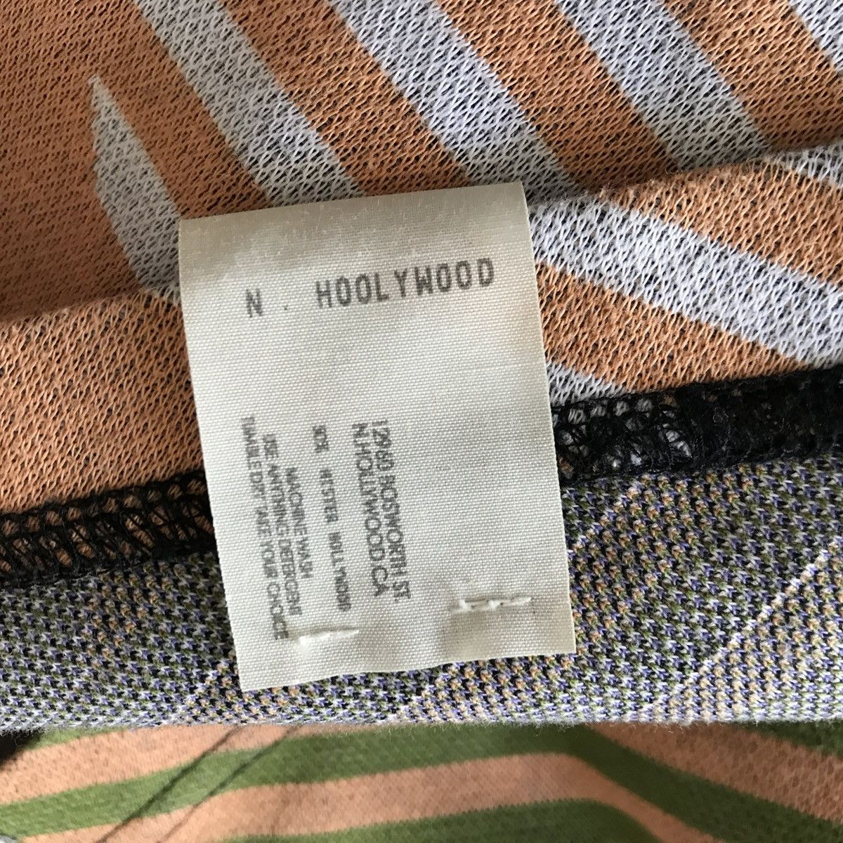 N.Hoolywood N. Hoolywood colourblock striped long sleeve tee Size US S / EU 44-46 / 1 - 9 Thumbnail
