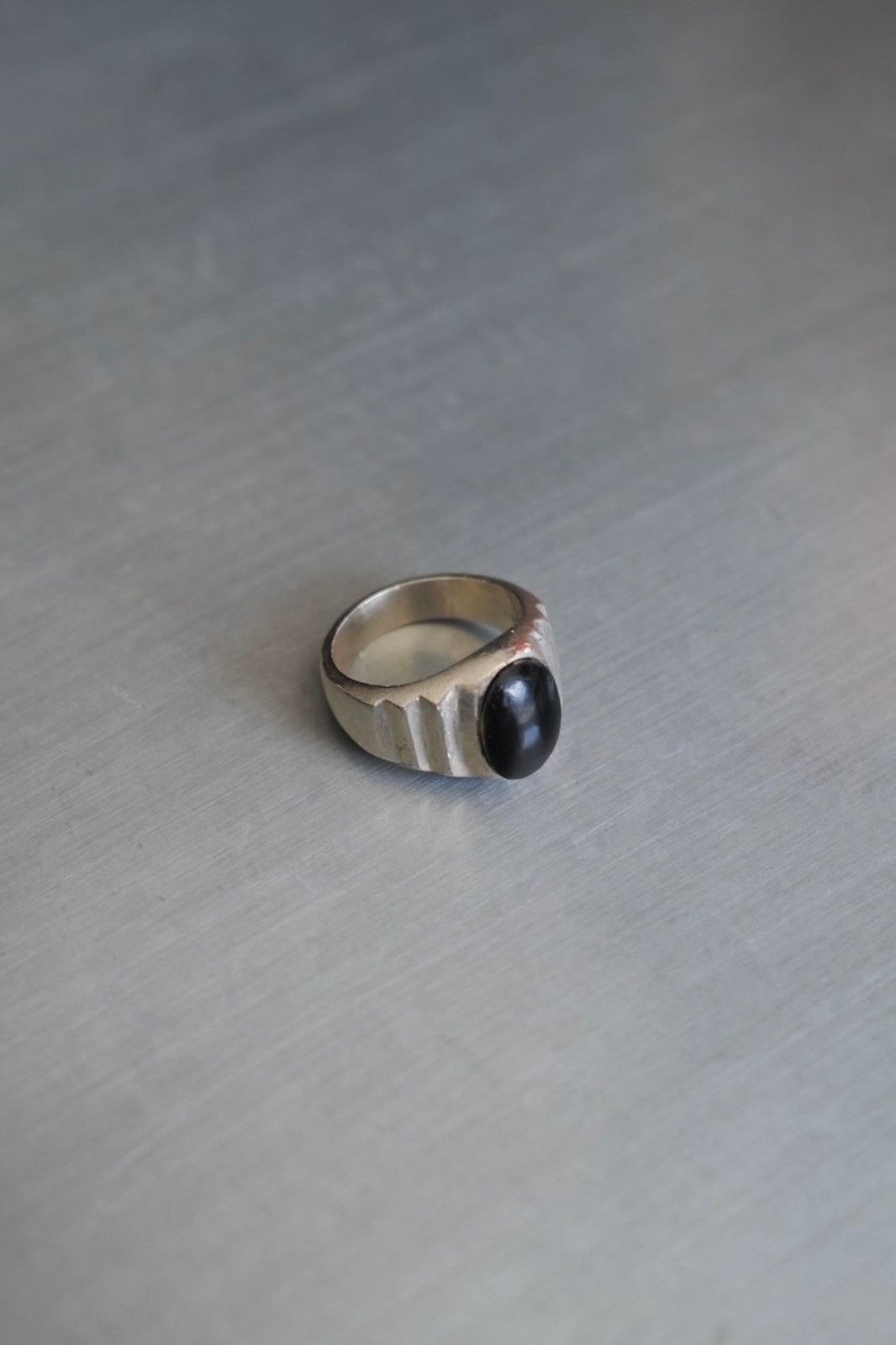 Other 80s〜90s Vintage Onyx Ring Size ONE SIZE - 1 Thumbnail