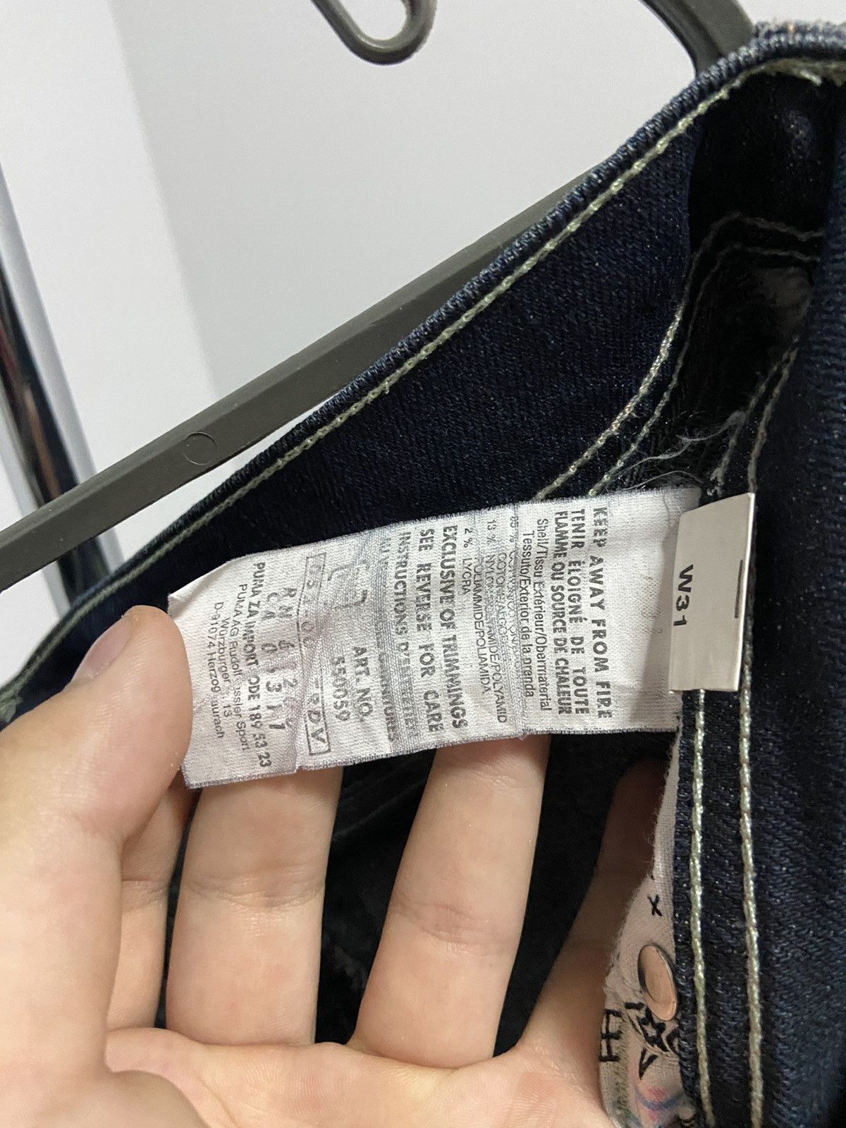Evisu × Puma × Vintage Puma Evisu skirt seagull vintage dress women's Size 31" - 7 Thumbnail