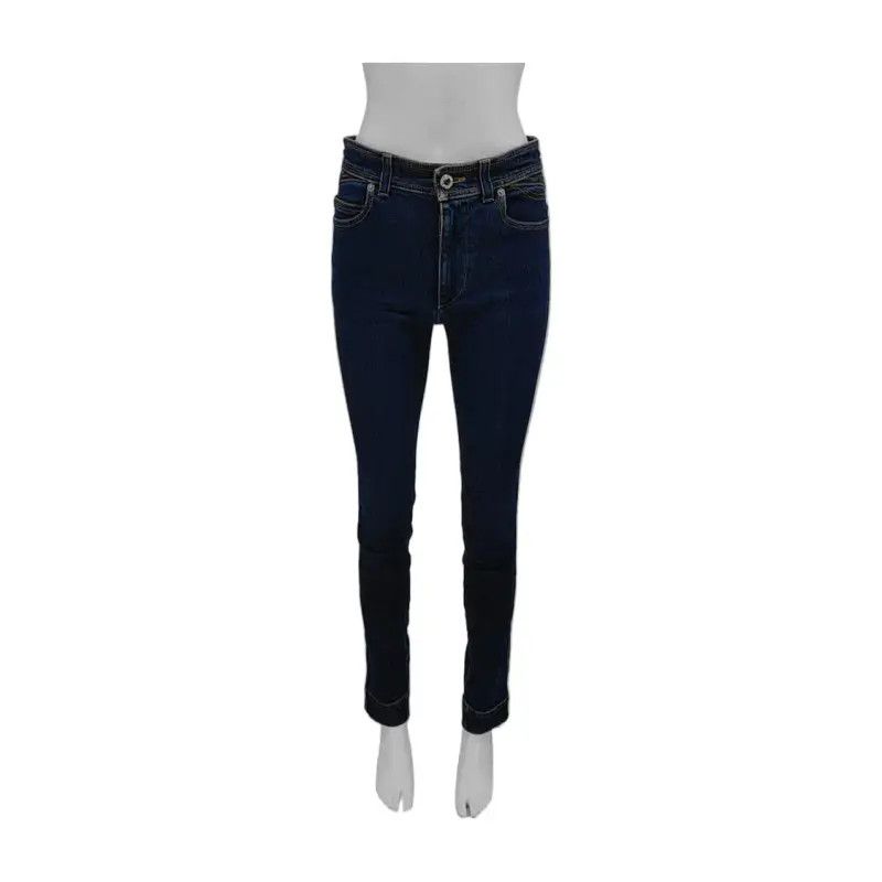 Louis Vuitton Louis Vuitton Women's Dark Blue Cotton Jeans 0089 Size 23" - 1 Thumbnail