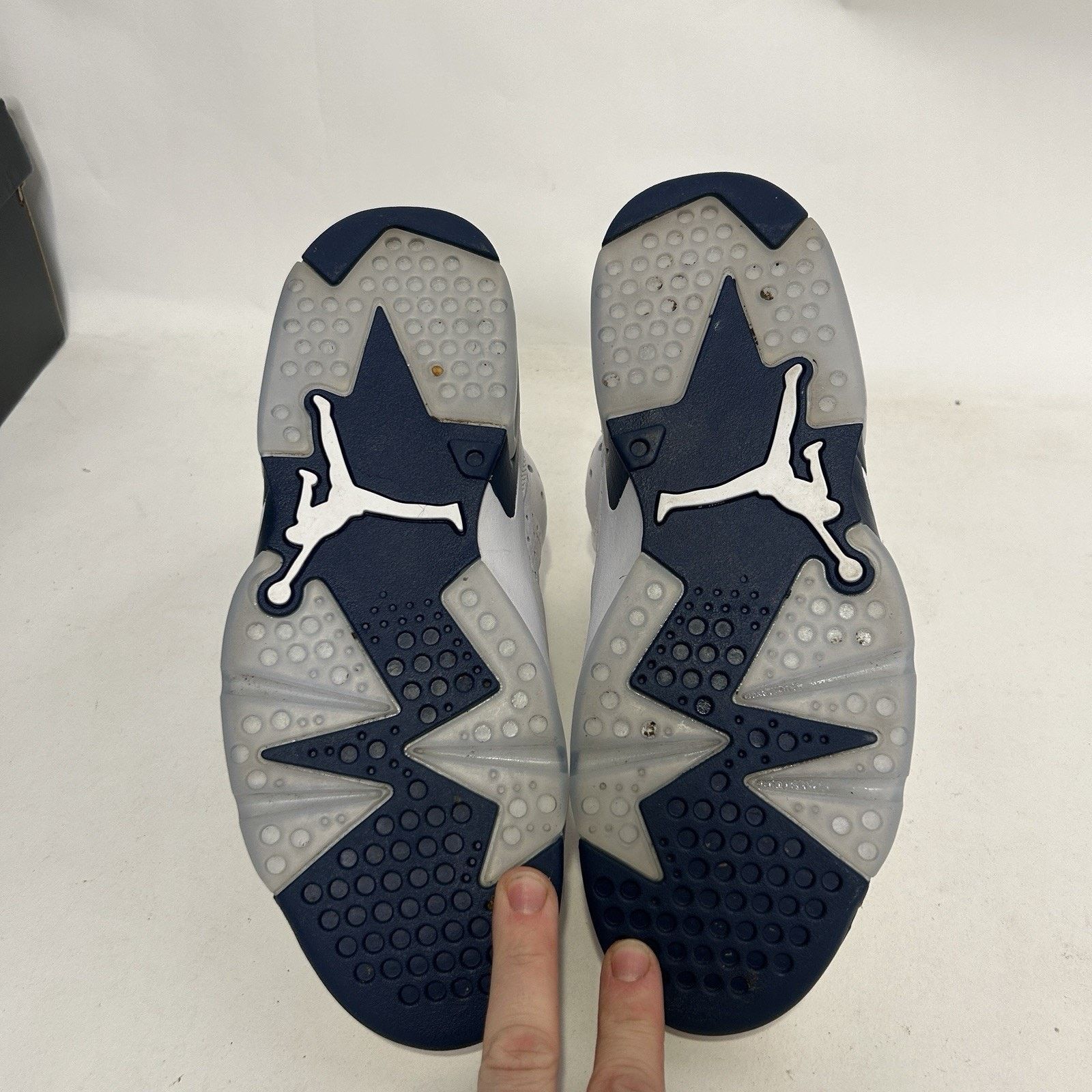 Nike Nike Air Jordan 6 Retro OG “Midnight Navy White” CT8529-141 Size US 8 / EU 41 - 7 Thumbnail