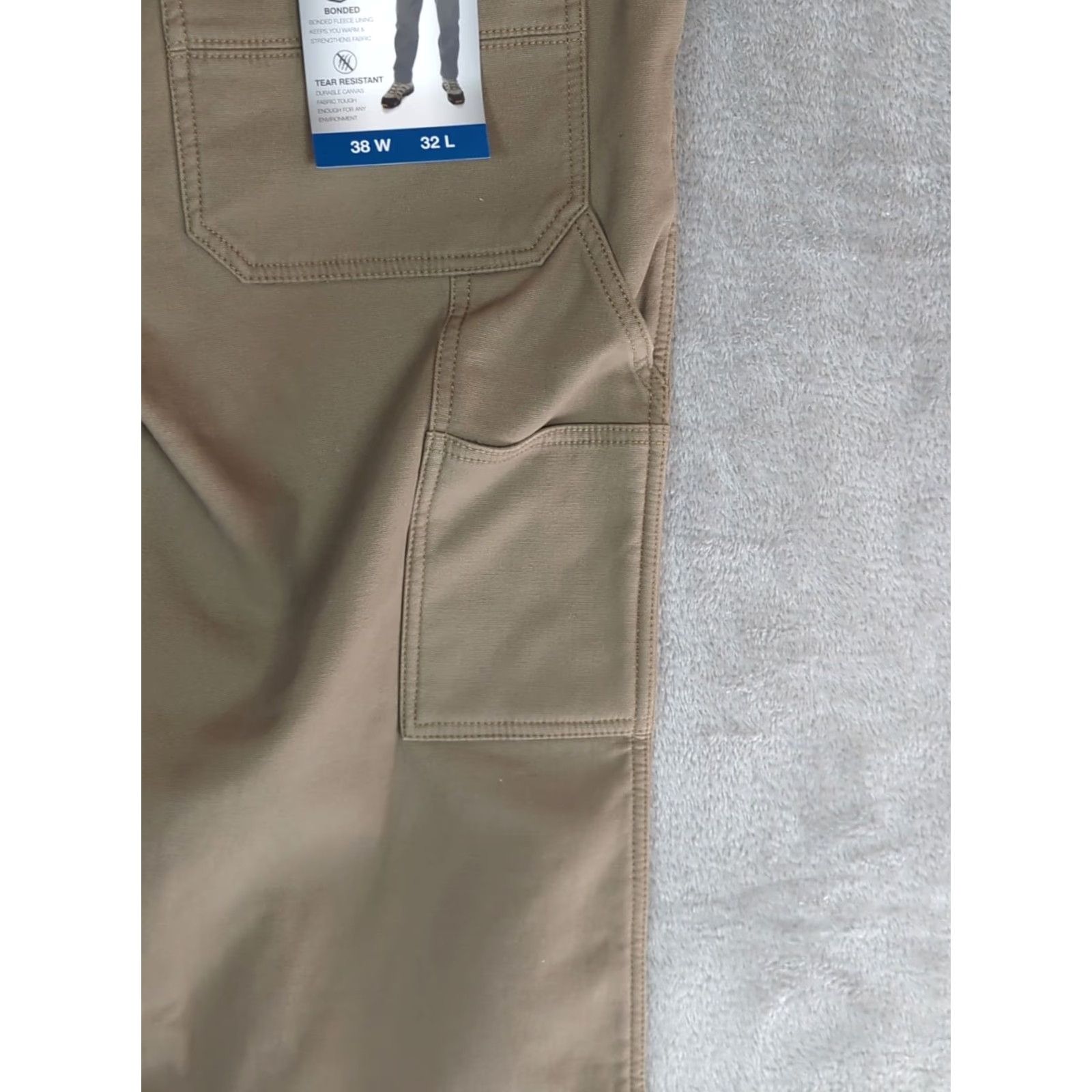Vintage Coleman Pants Carpenter Fleece Lined 38 Regular Men Copper Canvas 32 Inseam NWT Adjustable Stretch Dress Casual Outdoors Size US 38 / EU 54 - 5 Thumbnail