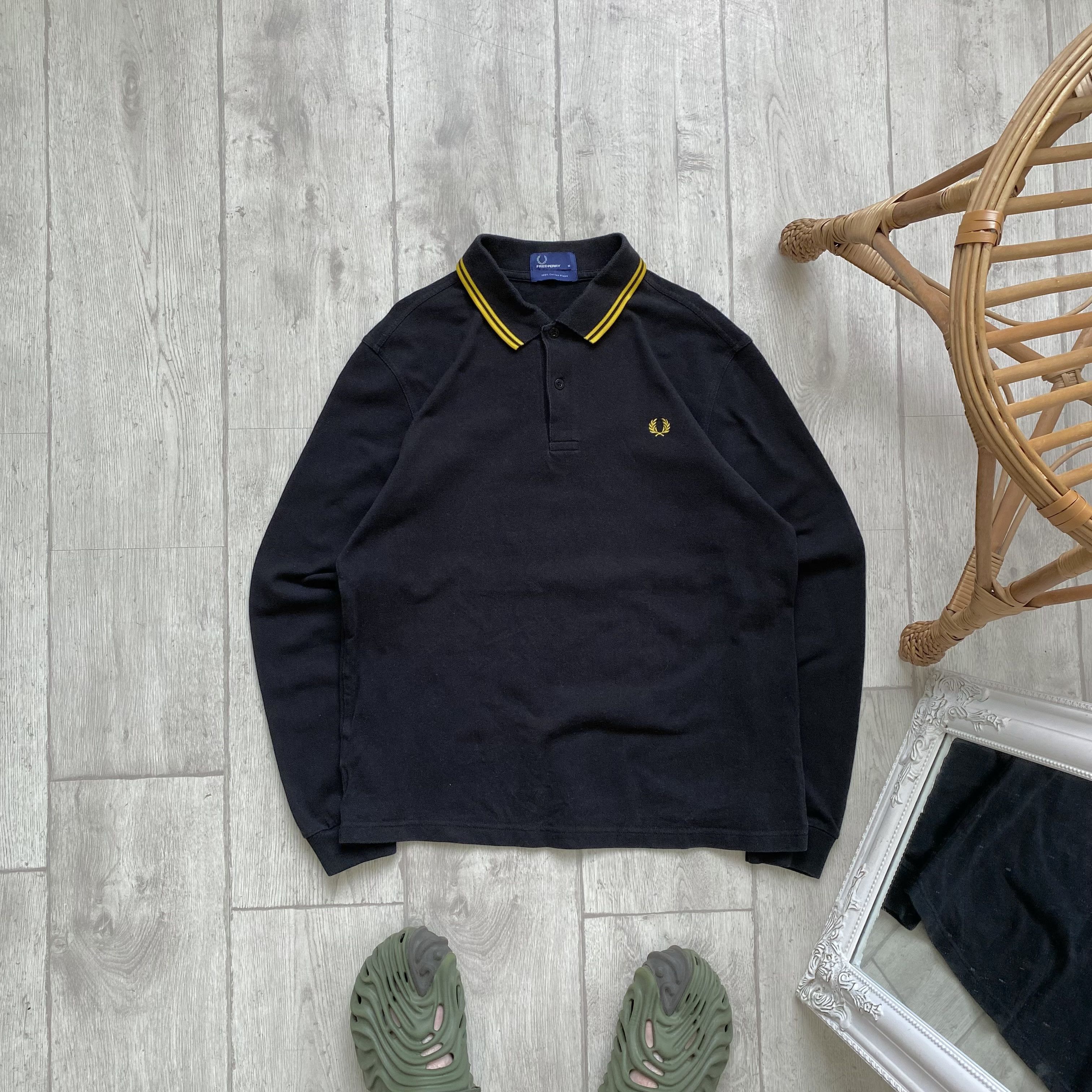 Fred Perry Vintage Fred Perry Polo Rugby shirt long sleeve Size US M / EU 48-50 / 2 - 1 Thumbnail