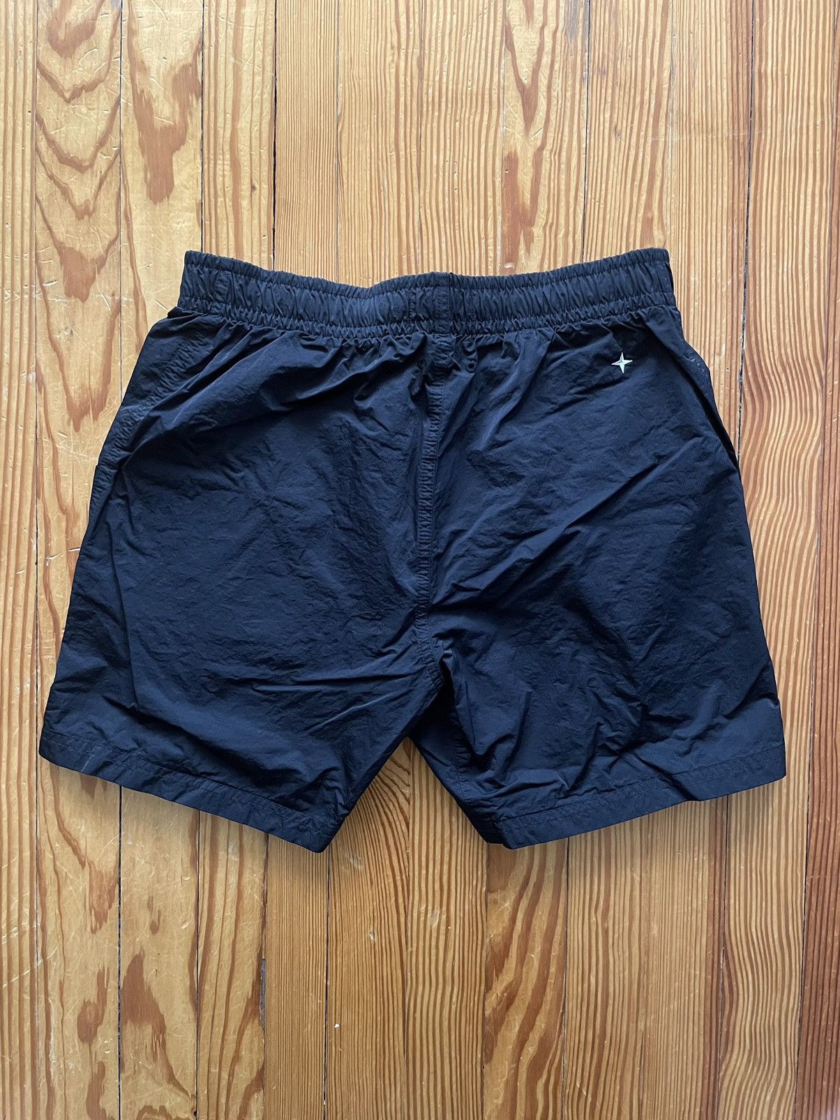 Stone Island Stellina Logo Shorts Black