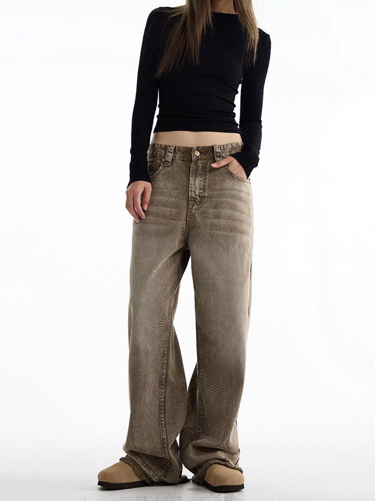 Jean × Vintage skate hiphop washed faded y2k dance baggy jeans Size 26" / US 2 / IT 38 - 1 Thumbnail