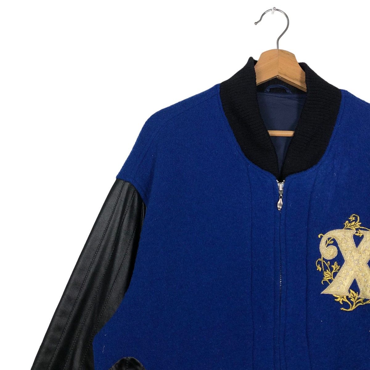Hysteric Glamour 🔥Rare Vintage Varsity Bomber Jacket Xenos Big LogoSpell Out Size US L / EU 52-54 / 3 - 6 Thumbnail