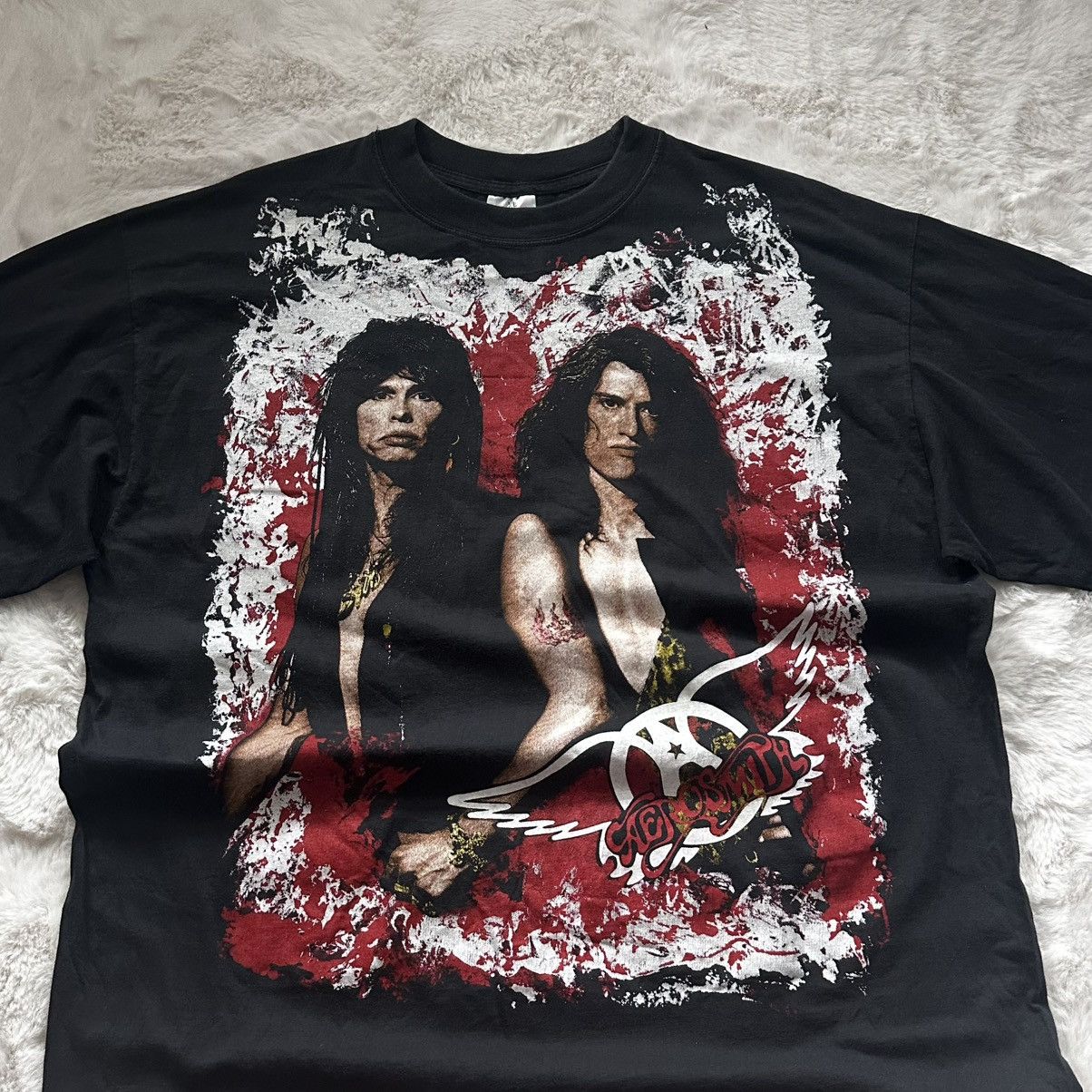 Vintage vintage aerosmith amazing vintage bandtee Size US XL / EU 56 / 4 - 2 Thumbnail