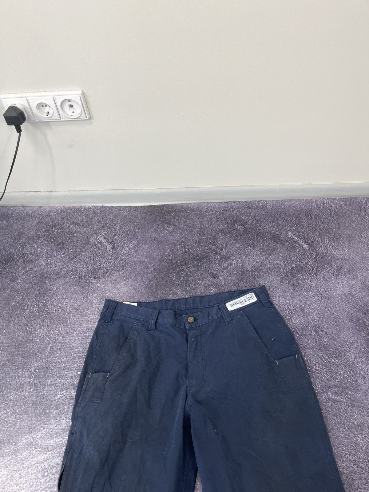 Carhartt Vintage Carhartt Y2K Navy Work Relaxed Pants Size US 34 / EU 50 - 13 Thumbnail