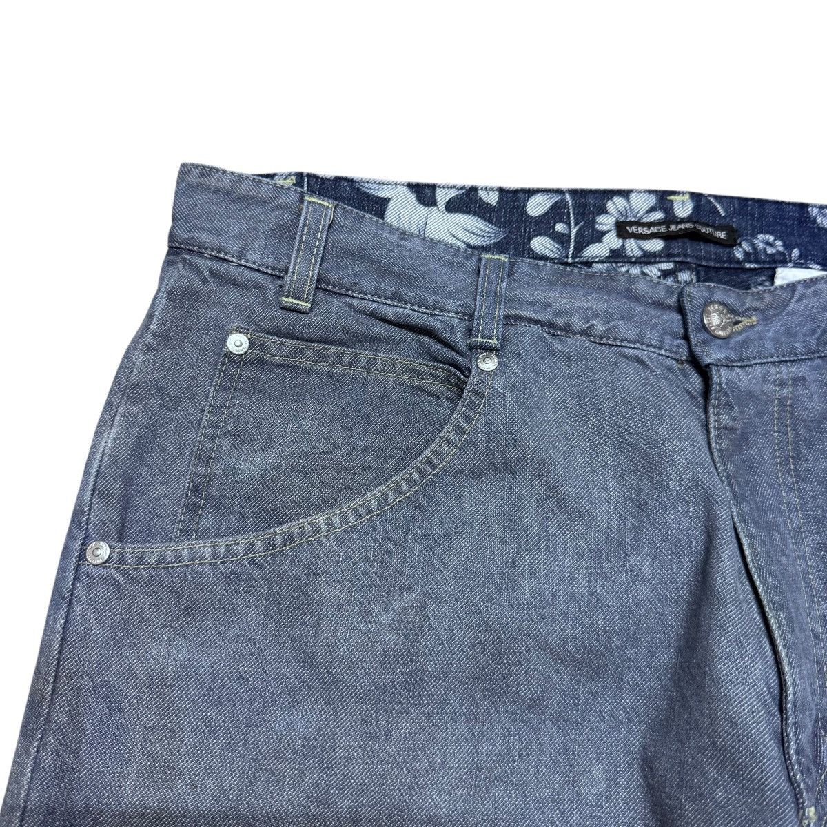 Versace Jeans Couture Versace Embroidery Denim Baggy Jeans Size US 36 / EU 52 - 4 Thumbnail