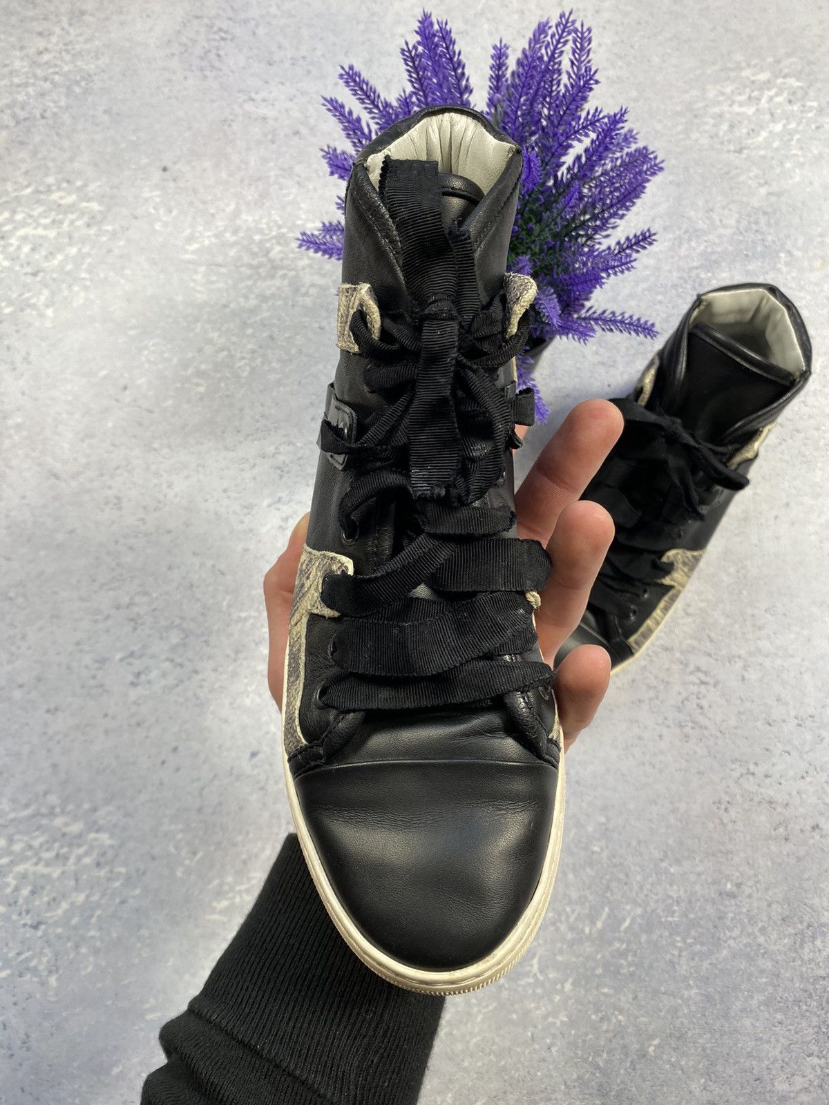 Lanvin Lanvin Women’s Hi-Top Sneakers Size EUR 37 Size US 7 / IT 37 - 8 Thumbnail