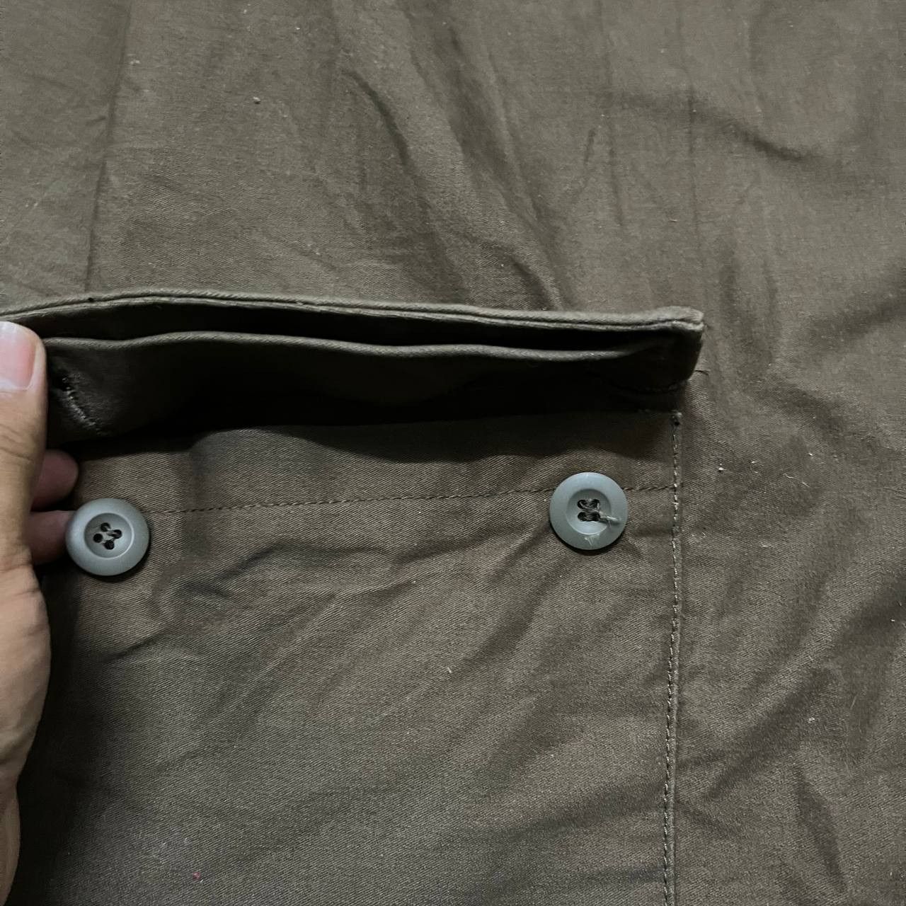 Japanese Brand Vintage Remodel Connect Modified Chore Coat Size US L / EU 52-54 / 3 - 6 Thumbnail