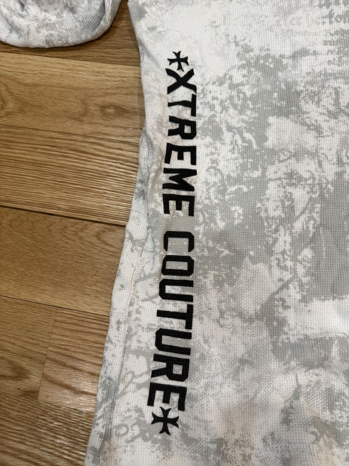Other Xtreme Couture Affliction Style Waffle Cross Long Sleeve Size US XL / EU 56 / 4 - 4 Thumbnail