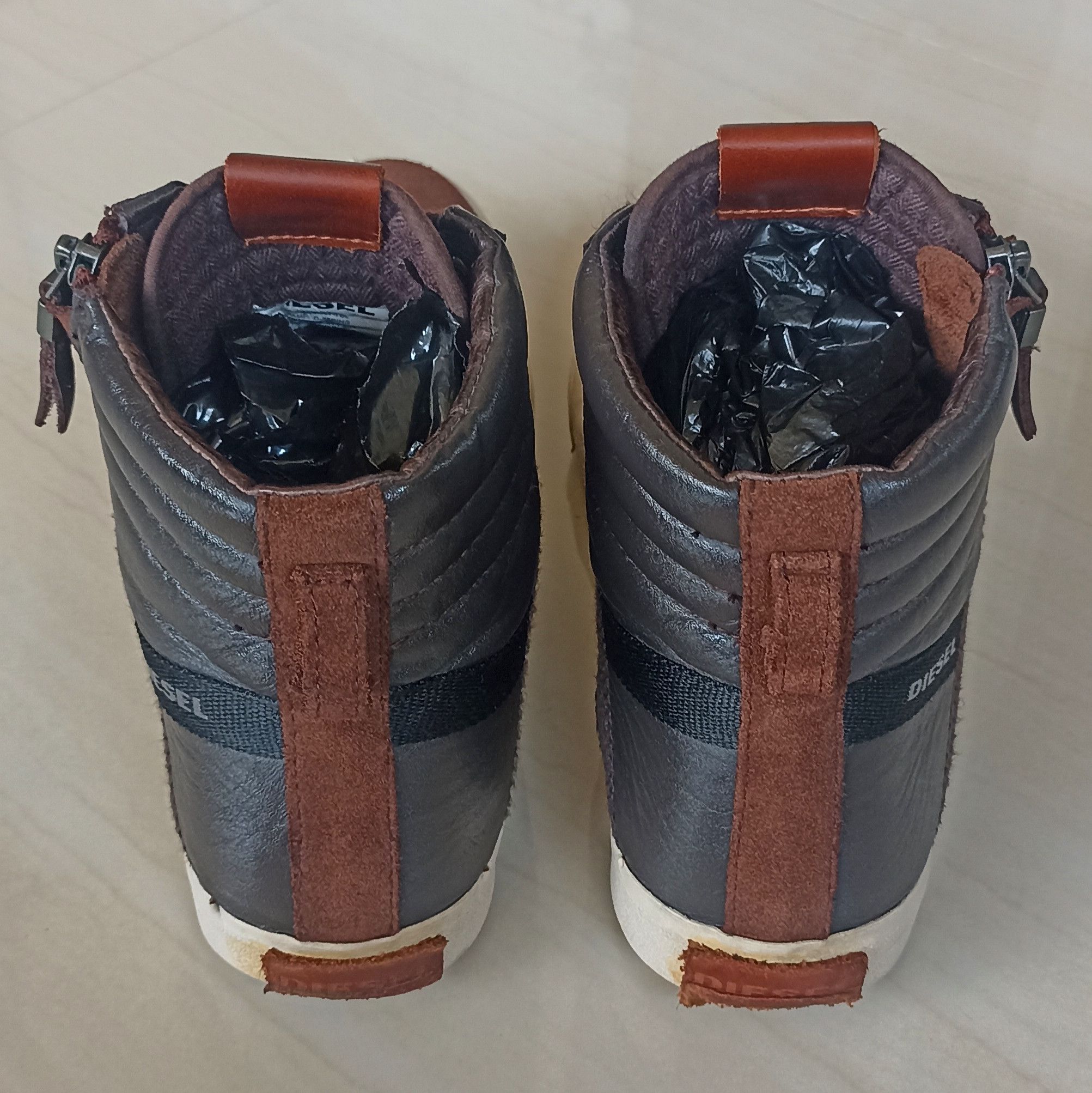 Diesel DIESEL D String High Cut Casual Vintage ( Side Zipper) Size US 10.5 / EU 43-44 - 5 Thumbnail