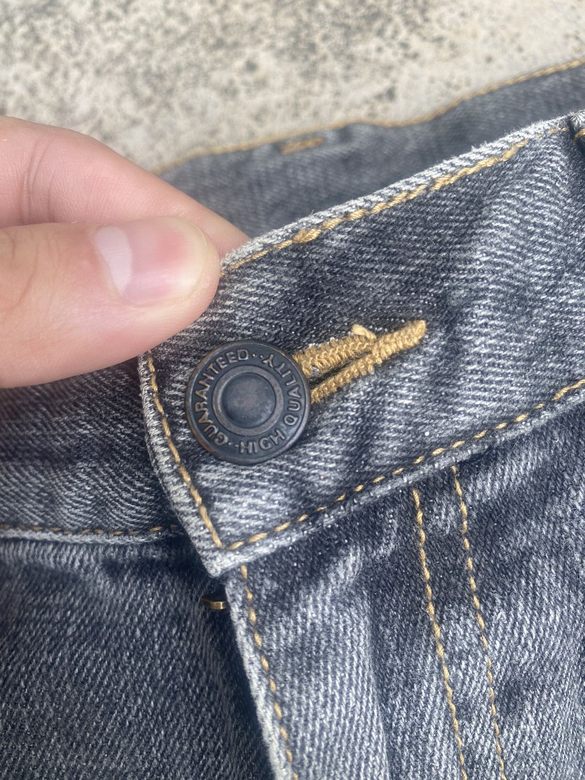 Kansai Yamamoto Loose Baggy Jeans