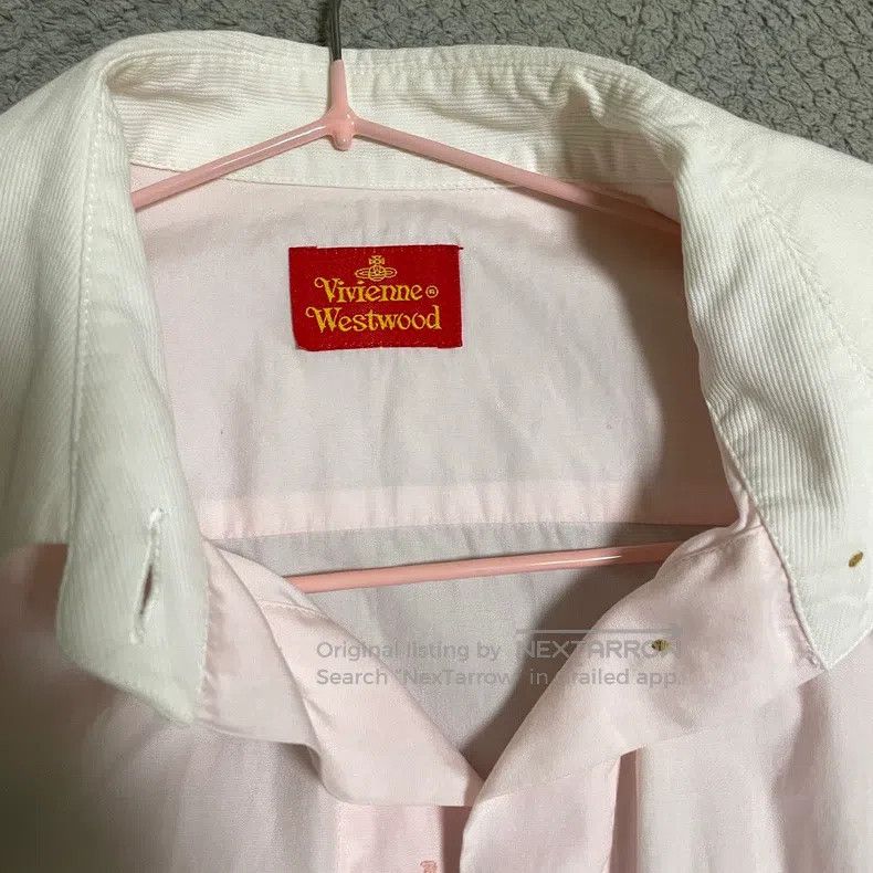 Vivienne Westwood Vivienne Westwood Vintage Retro Pale Pink Polo Neck Shirt Size M / US 6-8 / IT 42-44 - 6 Thumbnail