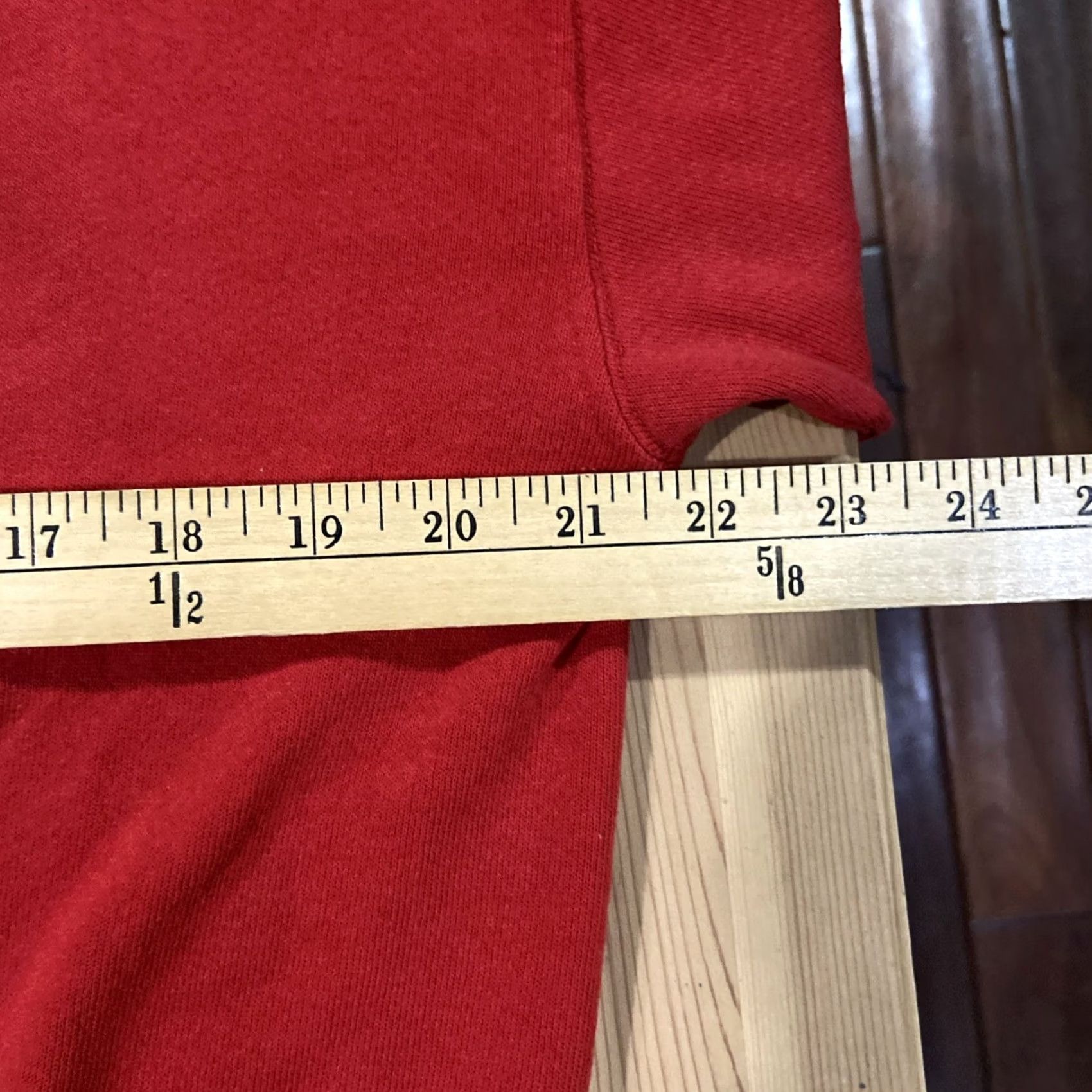 Vintage VINTAGE Men's University Of Nebraska Chest Spellout Red Cotton Exchange USA L Sweatshirt Pullover Red Mens Shirt Size US L / EU 52-54 / 3 - 3 Thumbnail