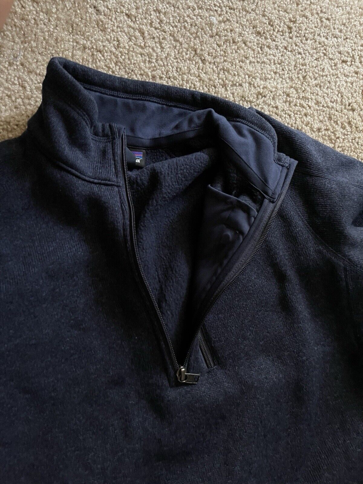 Patagonia Patagonia Fleece Sweater Men's 1/2 Zip Pullover Blue Navy S Size US S / EU 44-46 / 1 - 10 Thumbnail