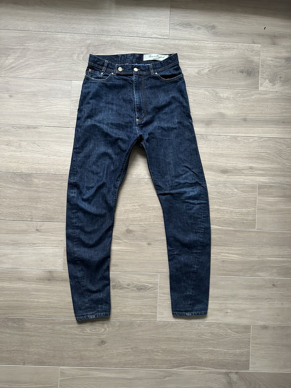 Vivienne Westwood Vivienne Westwood Drop-Crotch Blue Spiral Denim Size US 32 / EU 48 - 1 Thumbnail