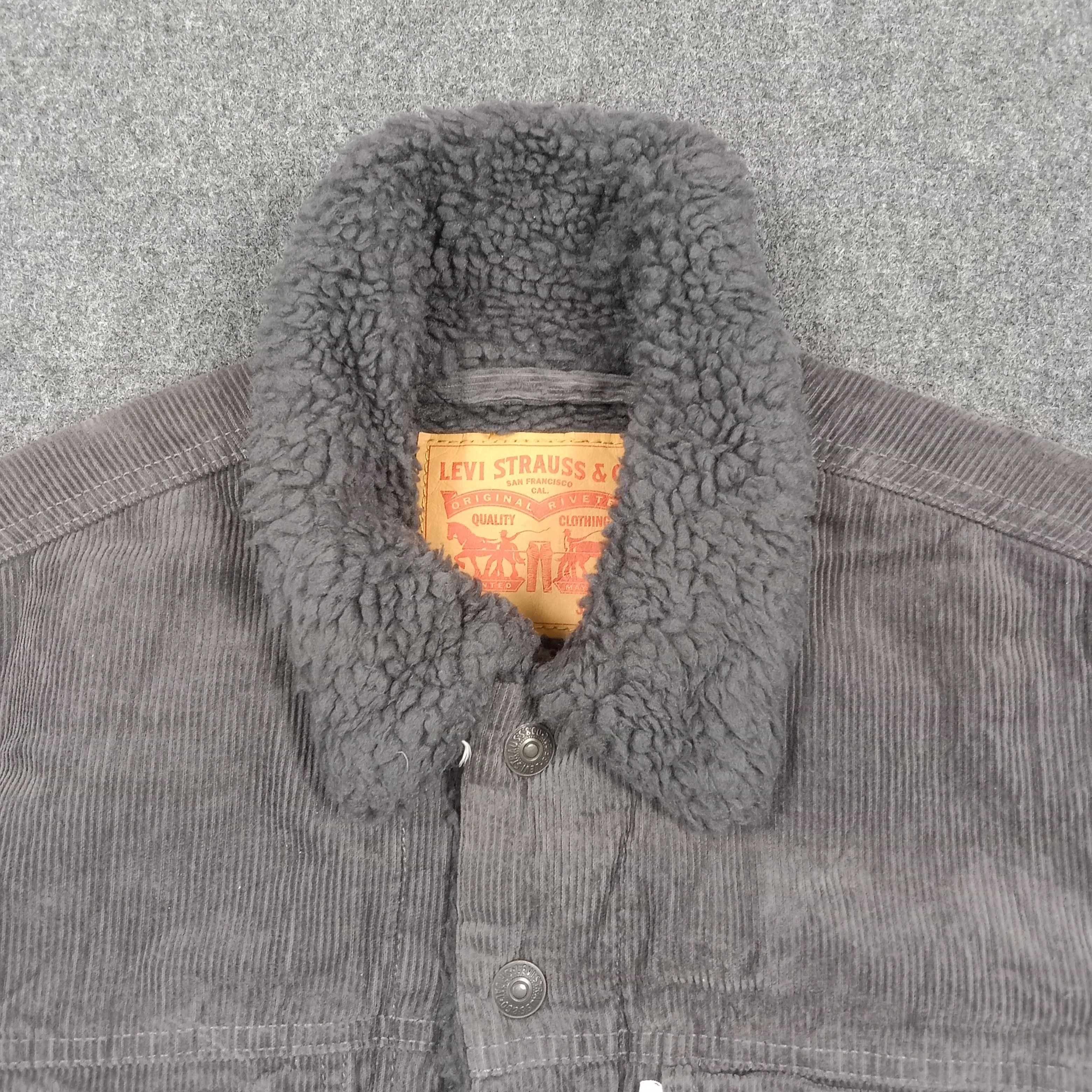 Levi's Levi’s Sherpa Lined Corduroy Trucker Jacket C279N25 Size US S / EU 44-46 / 1 - 3 Thumbnail