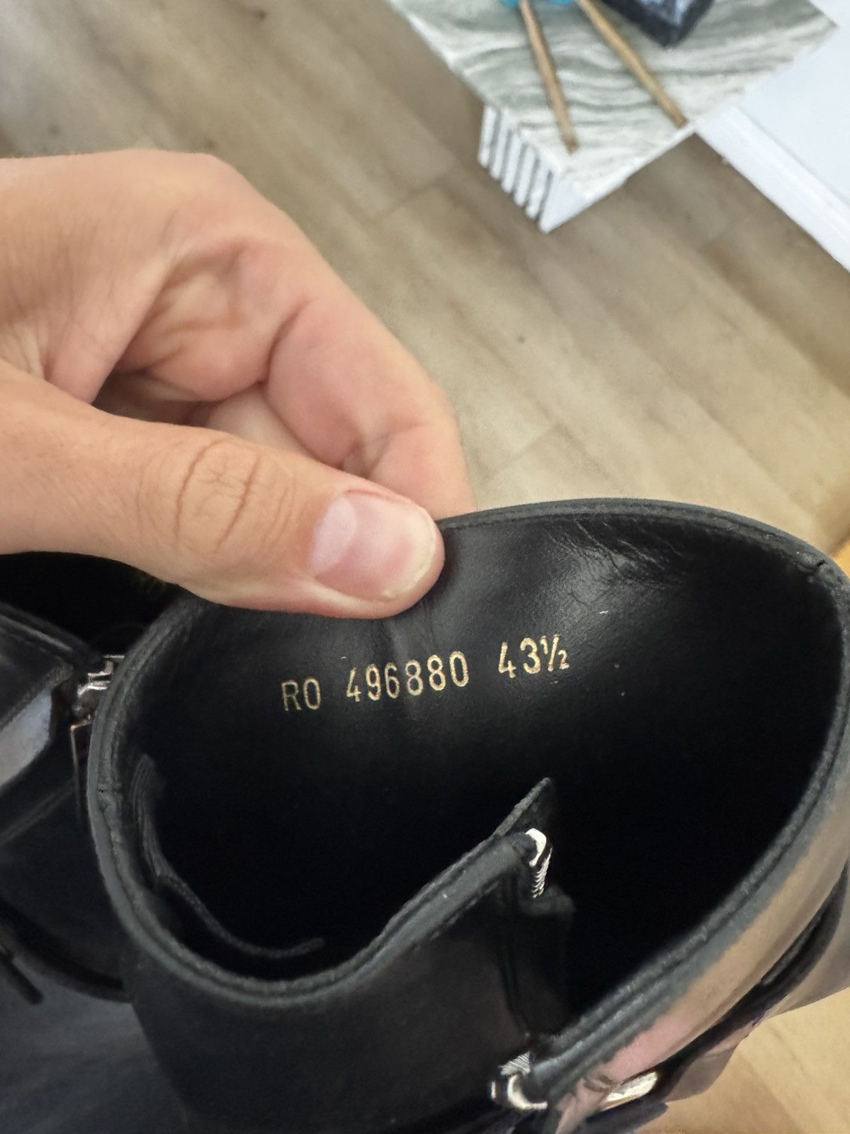Saint Laurent Paris Wyatt harness boots hedi Size US 10.5 / EU 43-44 - 8 Thumbnail