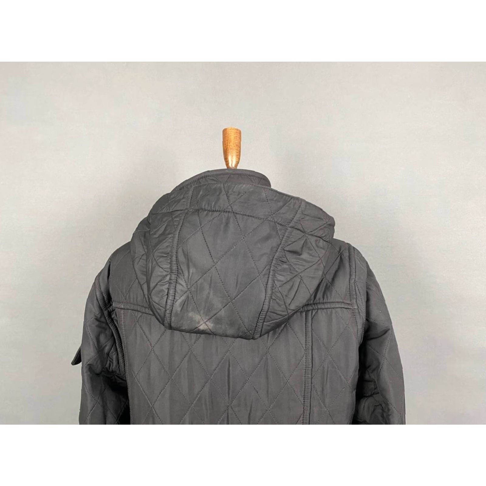 Barbour Barbour International Womens Quilted Jacket Long Sleeve Zip Belted Black 10 Jacket Womens Barbour International Quilted Belted Long Sleeve Black 10 Size L / US 10 / IT 46 - 8 Thumbnail