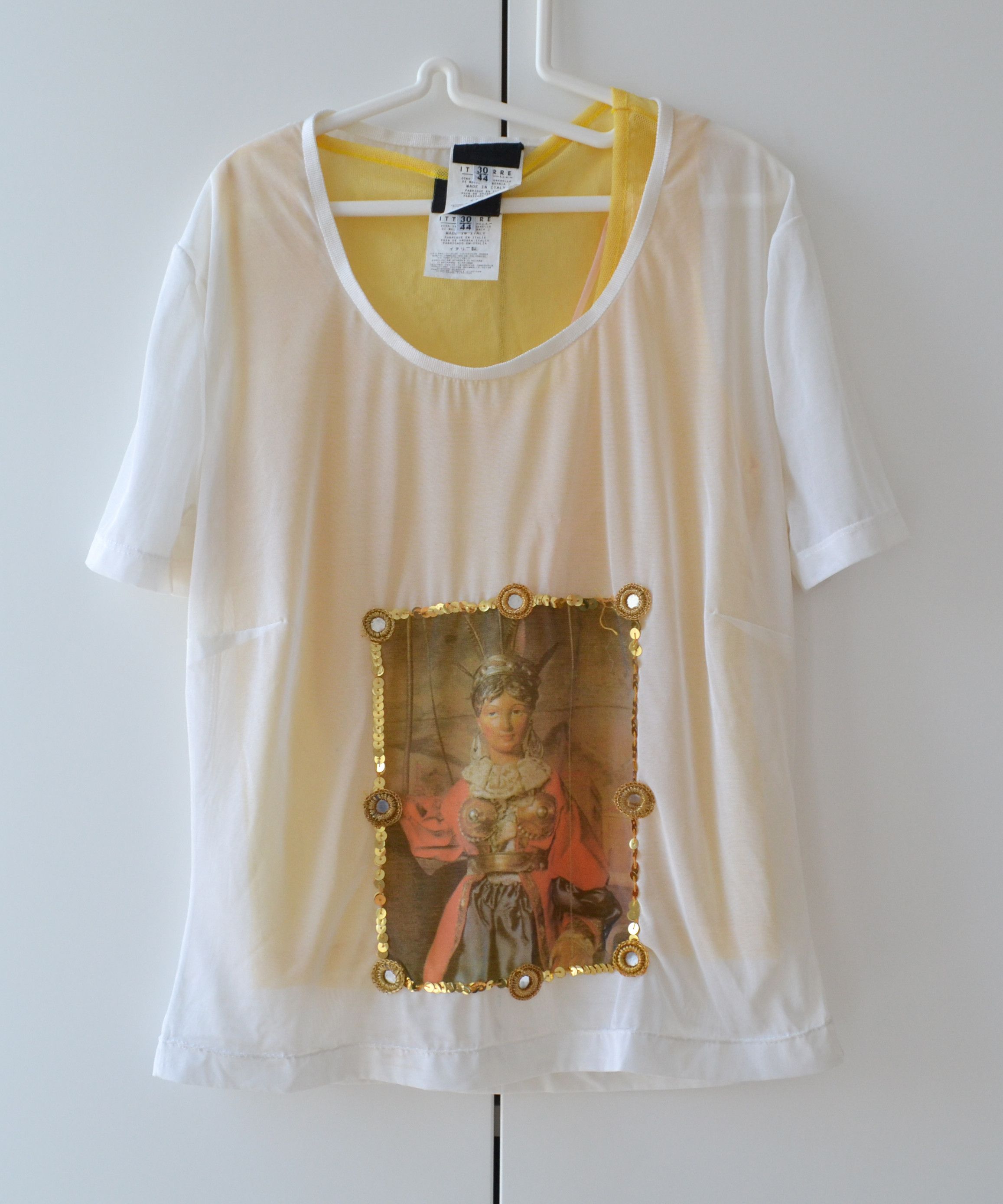 Dolce & Gabbana DOLCE GABBANA Top T Shirt Skirt Set Queen Mesh y2k D&G Size 30" / US 8 / IT 44 - 6 Thumbnail