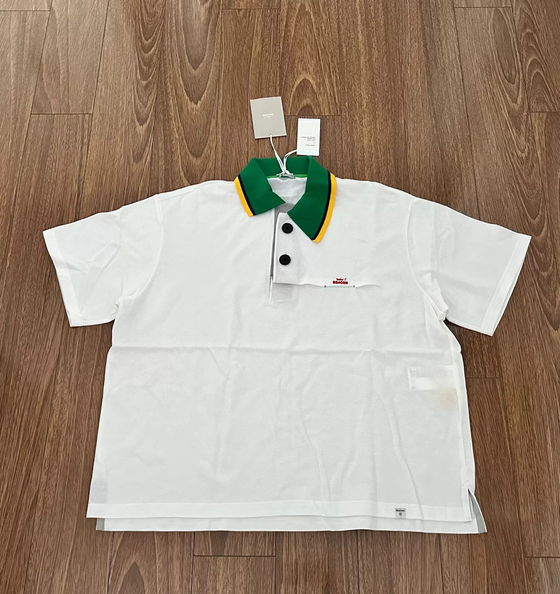 Kolor KOLOR BEACON Short Sleeve Polo Shirt Size US M / EU 48-50 / 2 - 1 Thumbnail