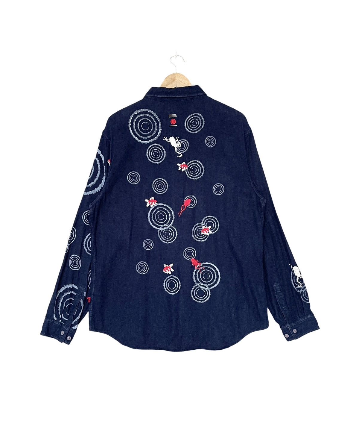 Japanese Brand Vintage Japanese Brand Sanmaruichi Sukajan Shirt 1990s Size US XXL / EU 58 / 5 - 2 Thumbnail