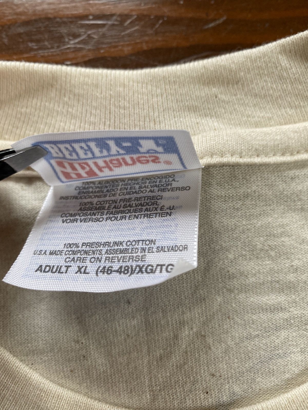 Hanes Vintage 90’s East Ender Fishing Hooks Bait Tee Shirt Size US XL / EU 56 / 4 - 13 Thumbnail