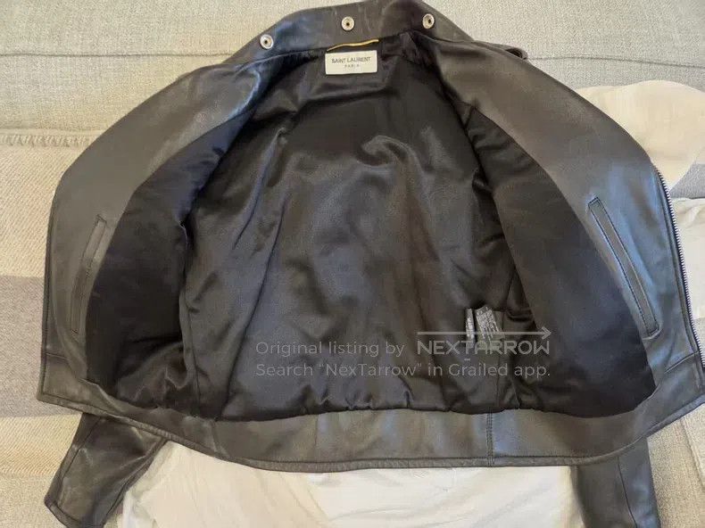 Saint Laurent Paris Saint Laurent Paris Motorcycle Leather Jacket Black Size S / US 4 / IT 40 - 5 Thumbnail