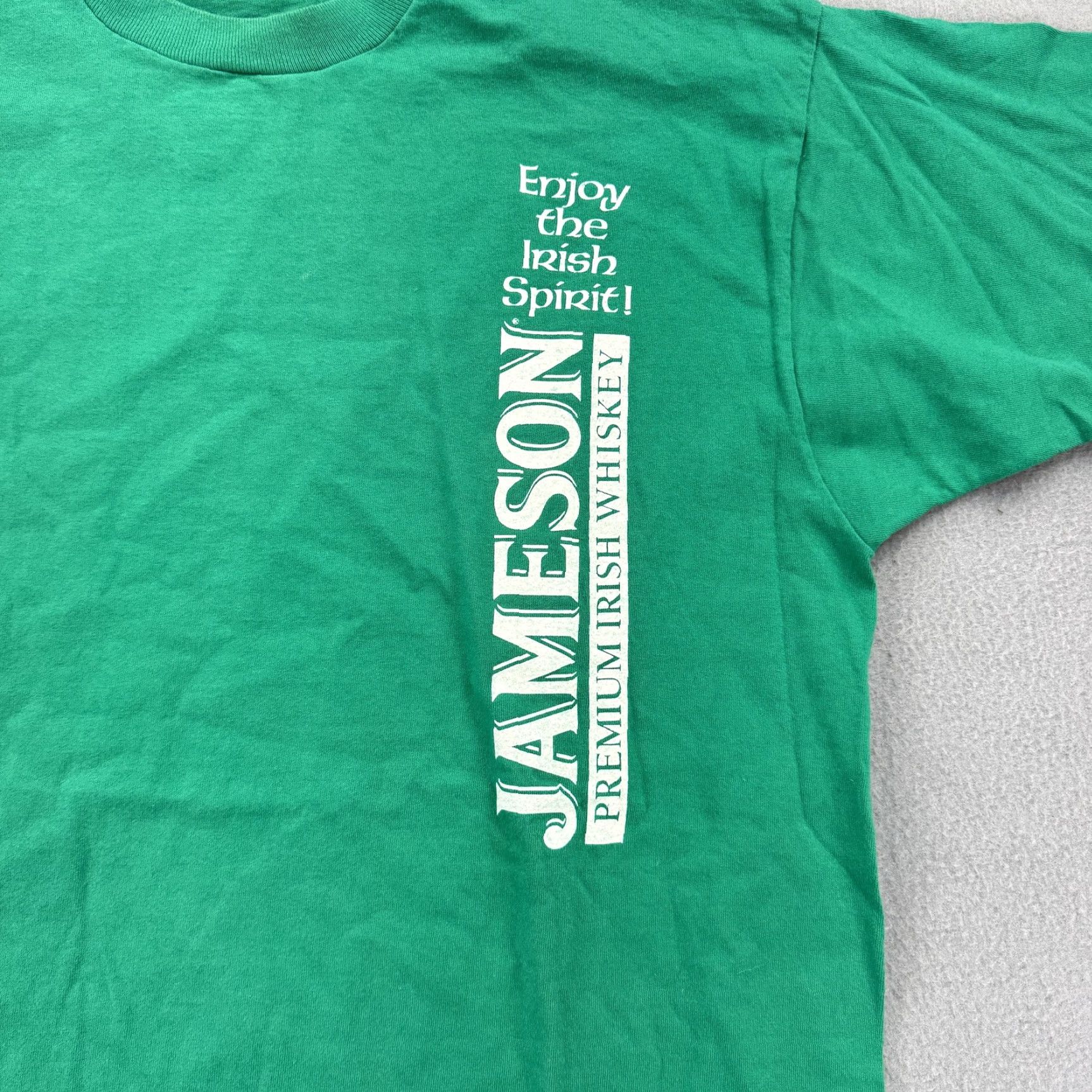 Vintage Jameson Shirt Mens Large Green Premium Irish Whiskey St Patrick's Day Promo Tee Size US M / EU 48-50 / 2 - 3 Thumbnail