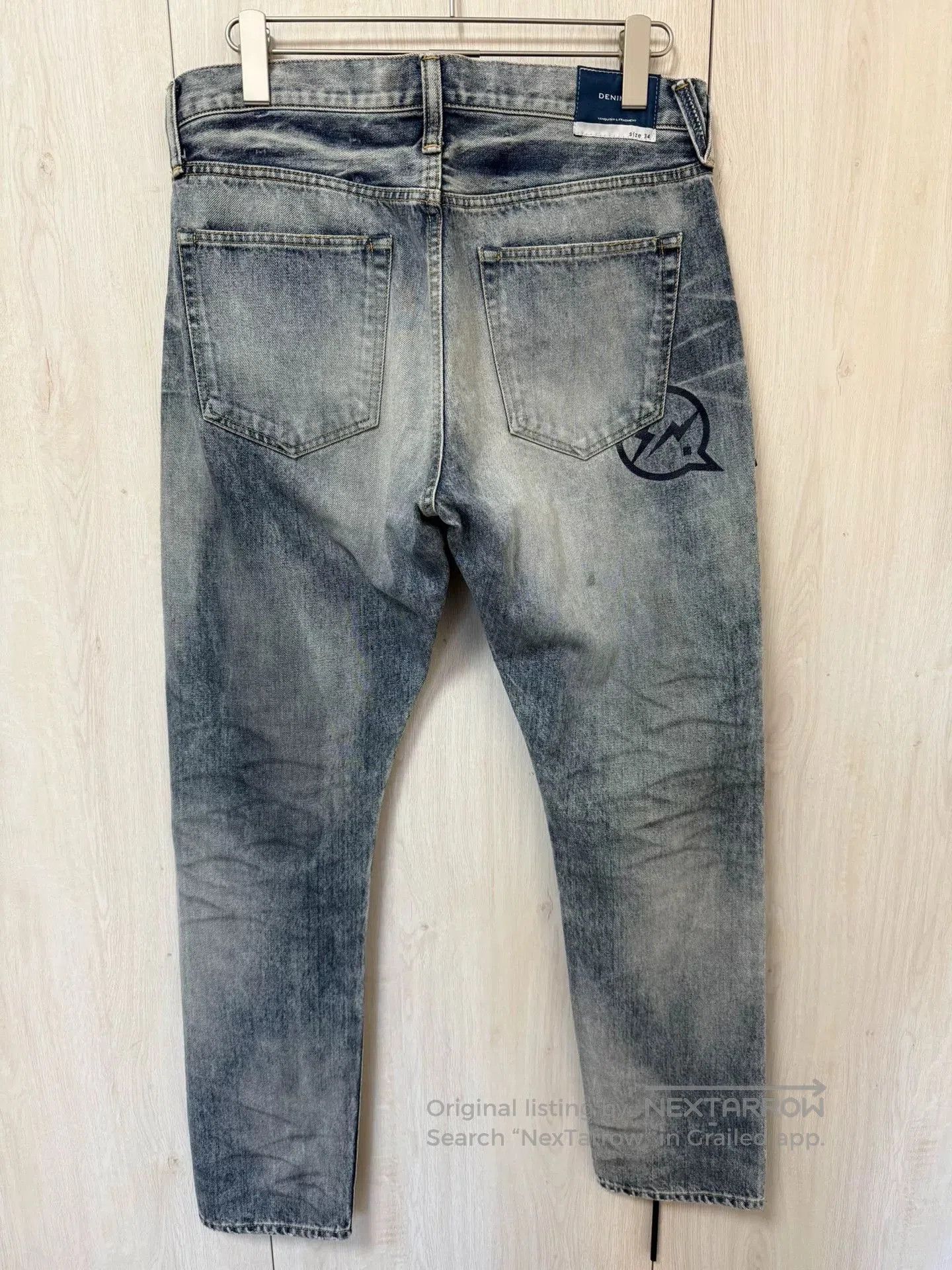 denim by vanquish & fragment men's jeans.