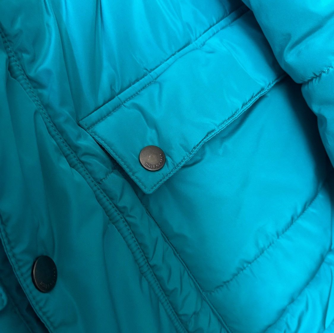 Balenciaga BALENCIAGA Down Jacket Cinched Puffer Blue 52 XL Size US XL / EU 56 / 4 - 5 Thumbnail