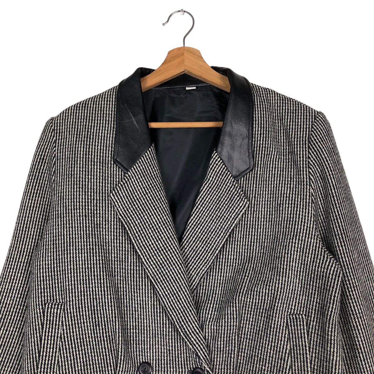 Japanese Brand 🔥Vintage Wool Jacket Bomber Herringbone Issey Miyake Japan Size US M / EU 48-50 / 2 - 3 Thumbnail