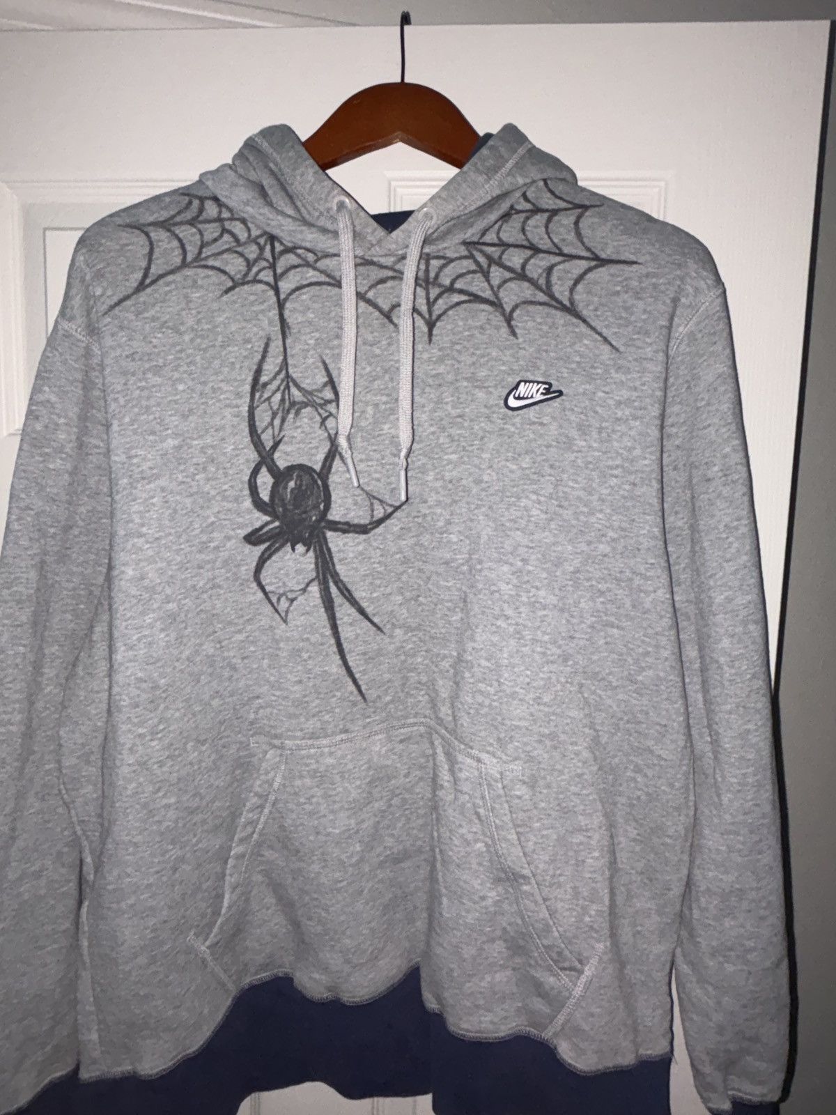 Nike × Vintage Nike Spider Custom Hoodie Size US XL / EU 56 / 4 - 1 Thumbnail