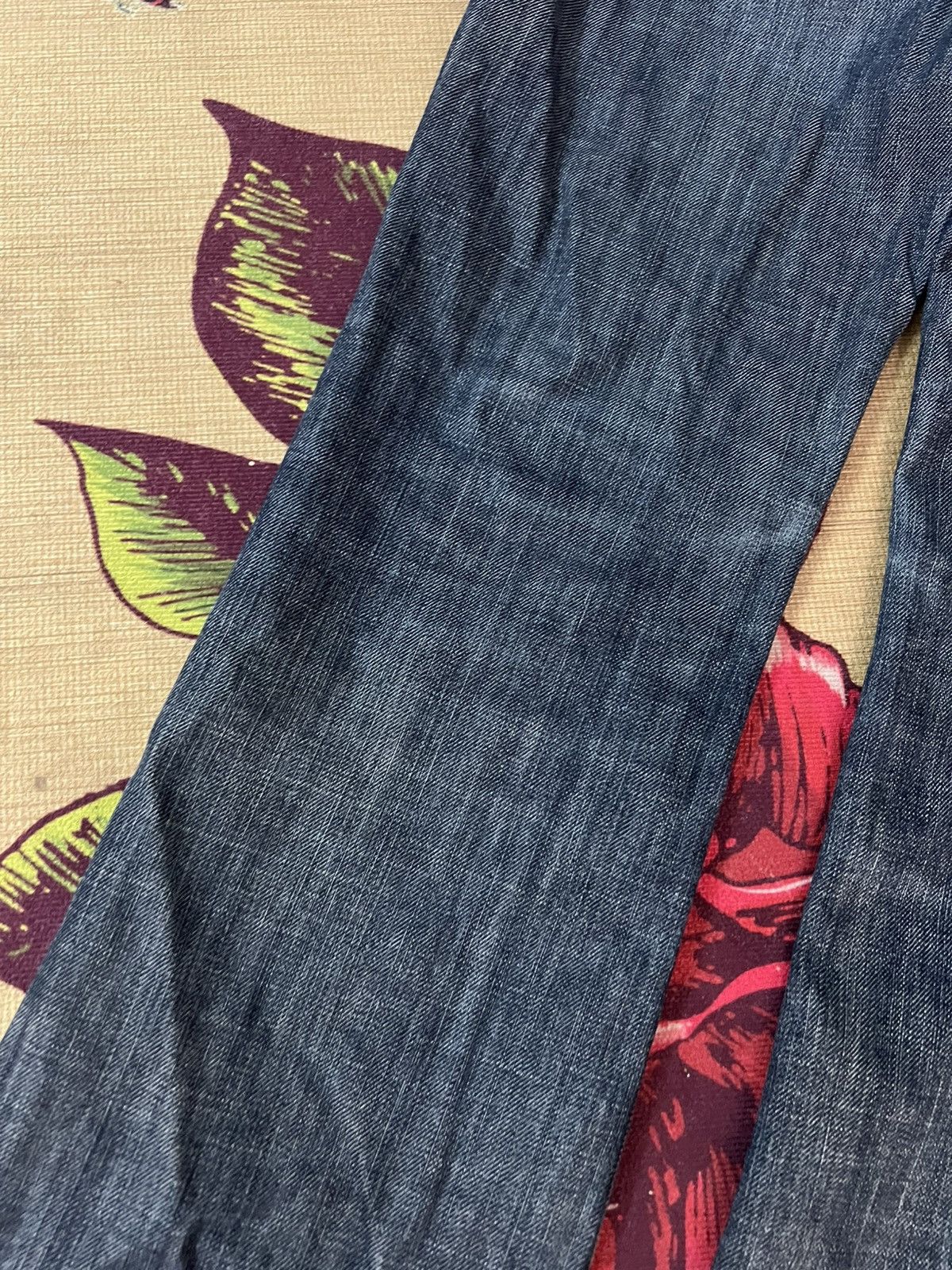 Japanese Brand × Uniqlo × Vintage 💥Flare💥Vintage Uniqlo Flare Blue Jean Size 28" / US 6 / IT 42 - 14 Thumbnail