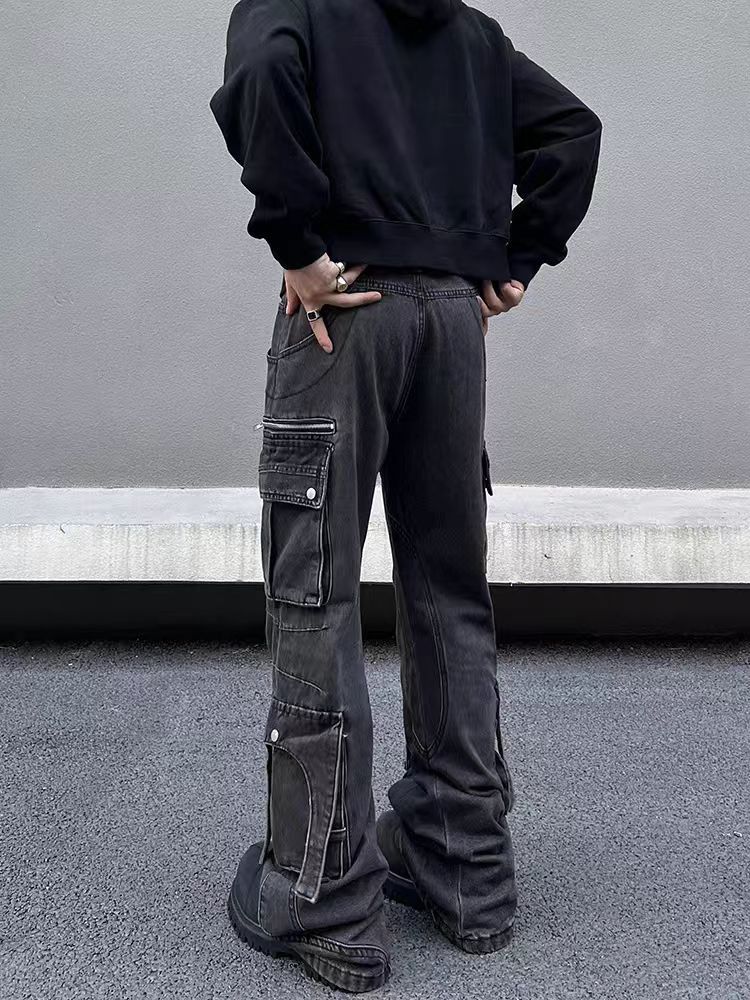 Japanese Brand × Jean Heavy duty shell high street micro flare jeans Size US 30 / EU 46 - 3 Thumbnail