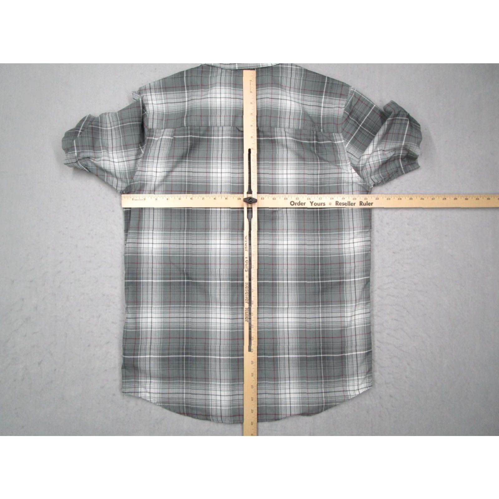 Marmot Marmot Shirt Mens Medium Gray Plaid Button-Up Performance Lightweight Short Sleeve Outdoors Work Casual Wear Size US M / EU 48-50 / 2 - 6 Thumbnail