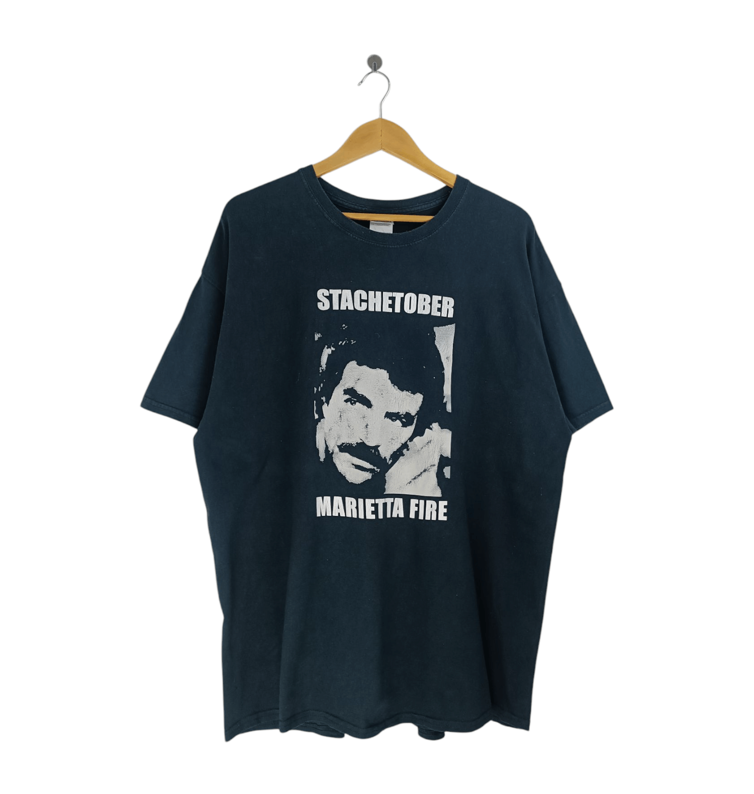 Other VINTAGE STACHETOBER MARIETTA FIRE FIREFIGHTERS DISASTER TEE Size US XL / EU 56 / 4 - 1 Thumbnail