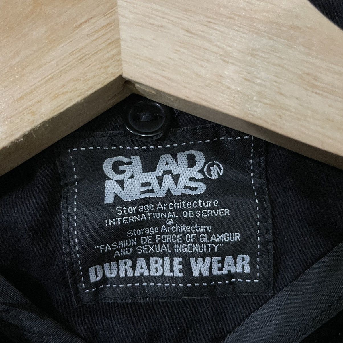 Le Grande Bleu (L.G.B.) Vintage Glad News Seditionaries Punk Skull Fishtail Parka Size US XS / EU 42 / 0 - 21 Thumbnail