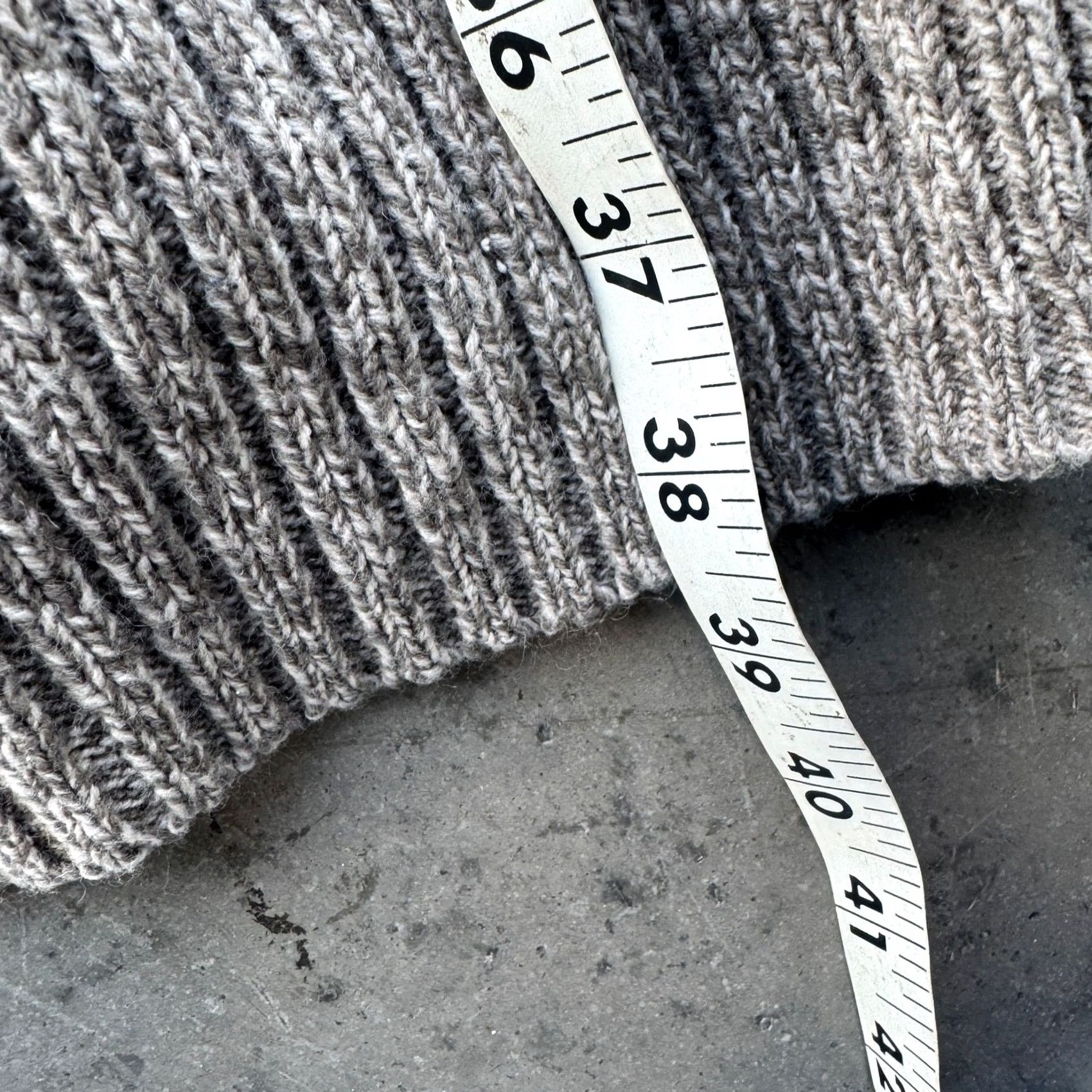 Vintage VINTAGE Y2k Indie Sleaze Longline Grey Green Knit Hoodie Button Down Sweater L Women cardigan Mens? Size L / US 10 / IT 46 - 5 Thumbnail