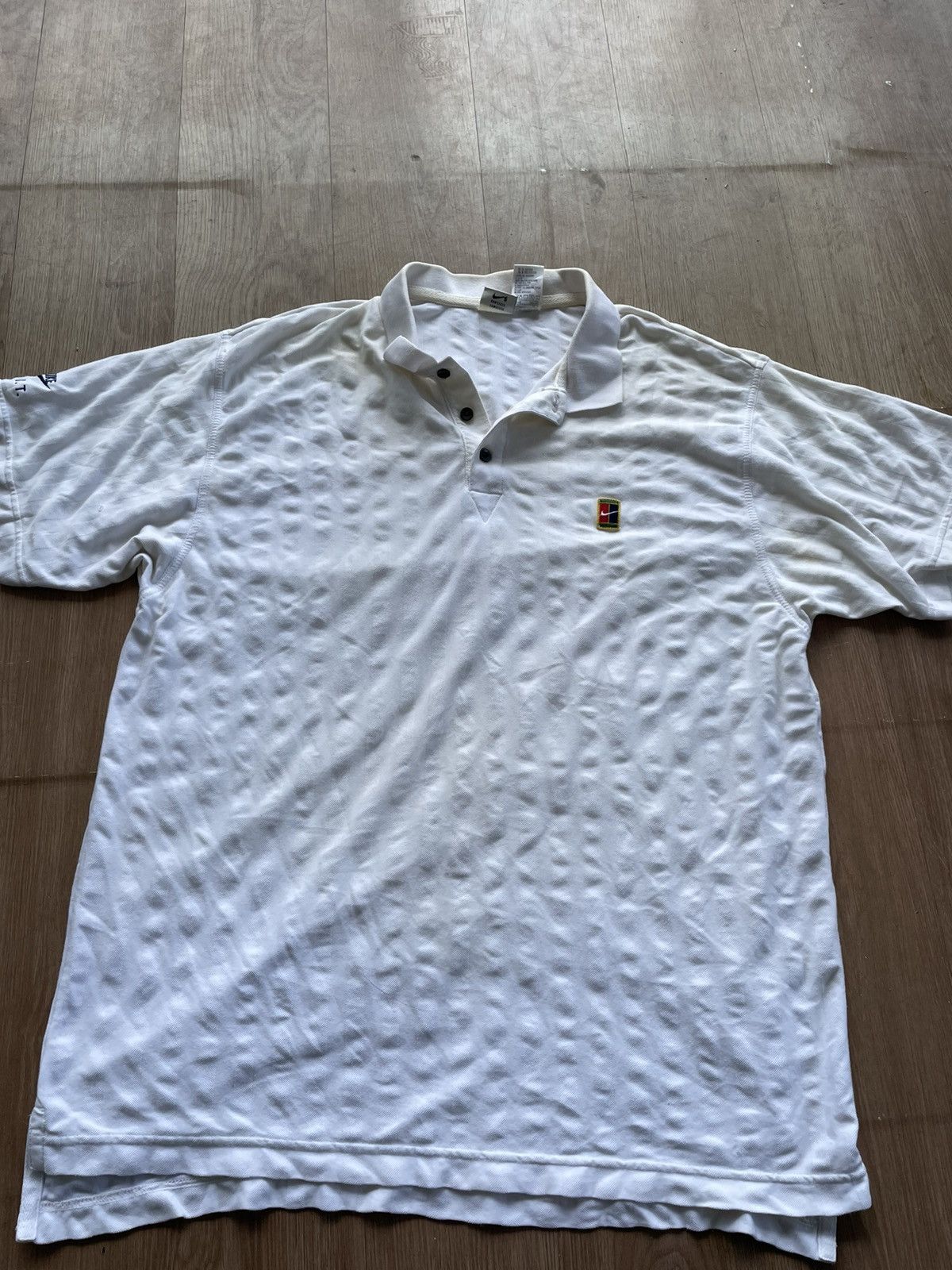 Nike × Vintage Vintage Nike polo shirt Size US XL / EU 56 / 4 - 1 Thumbnail