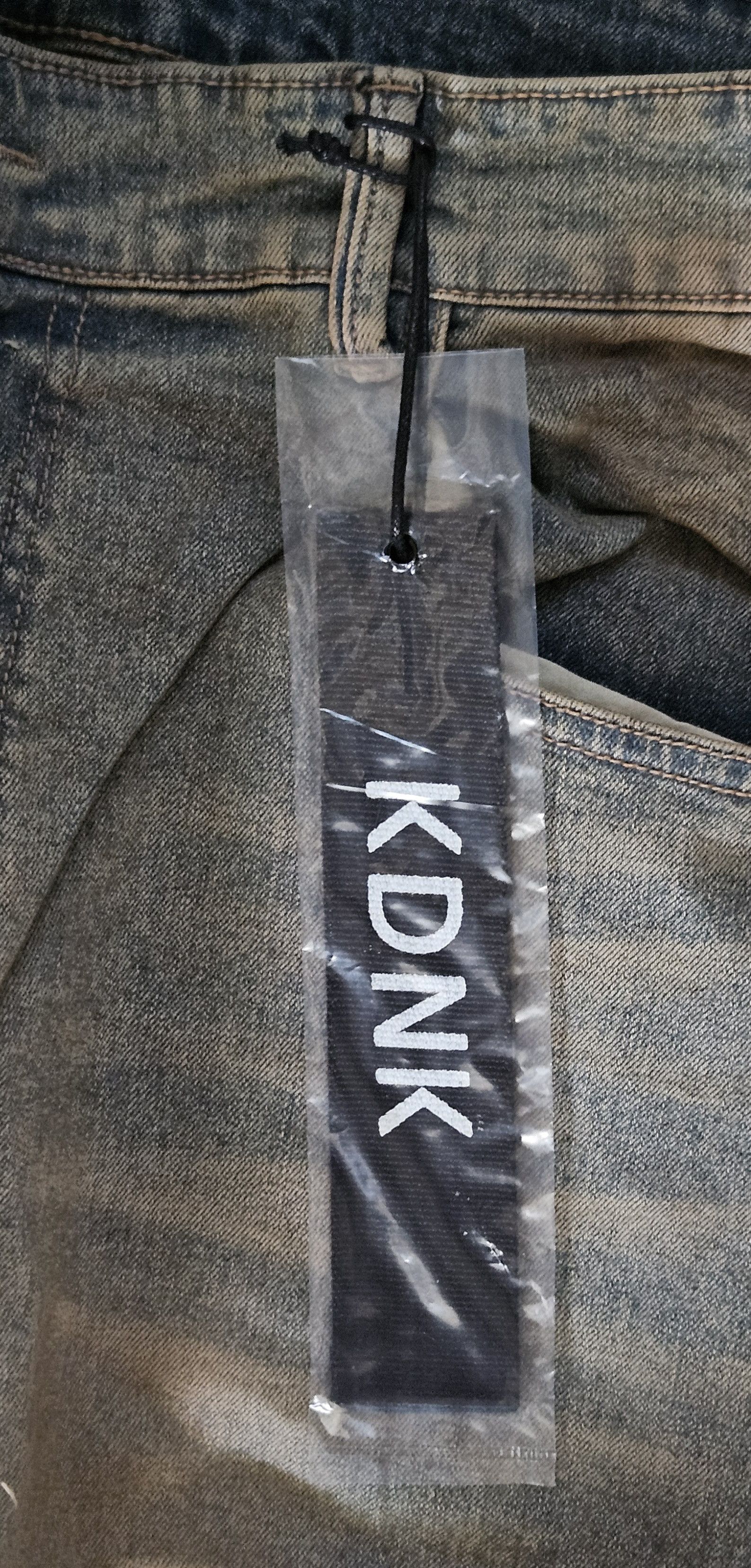 Other KDNK Men's Tigris Skinny Flare Jeans Med Blue Wash Size 40 Size US 40 / EU 56 - 6 Thumbnail
