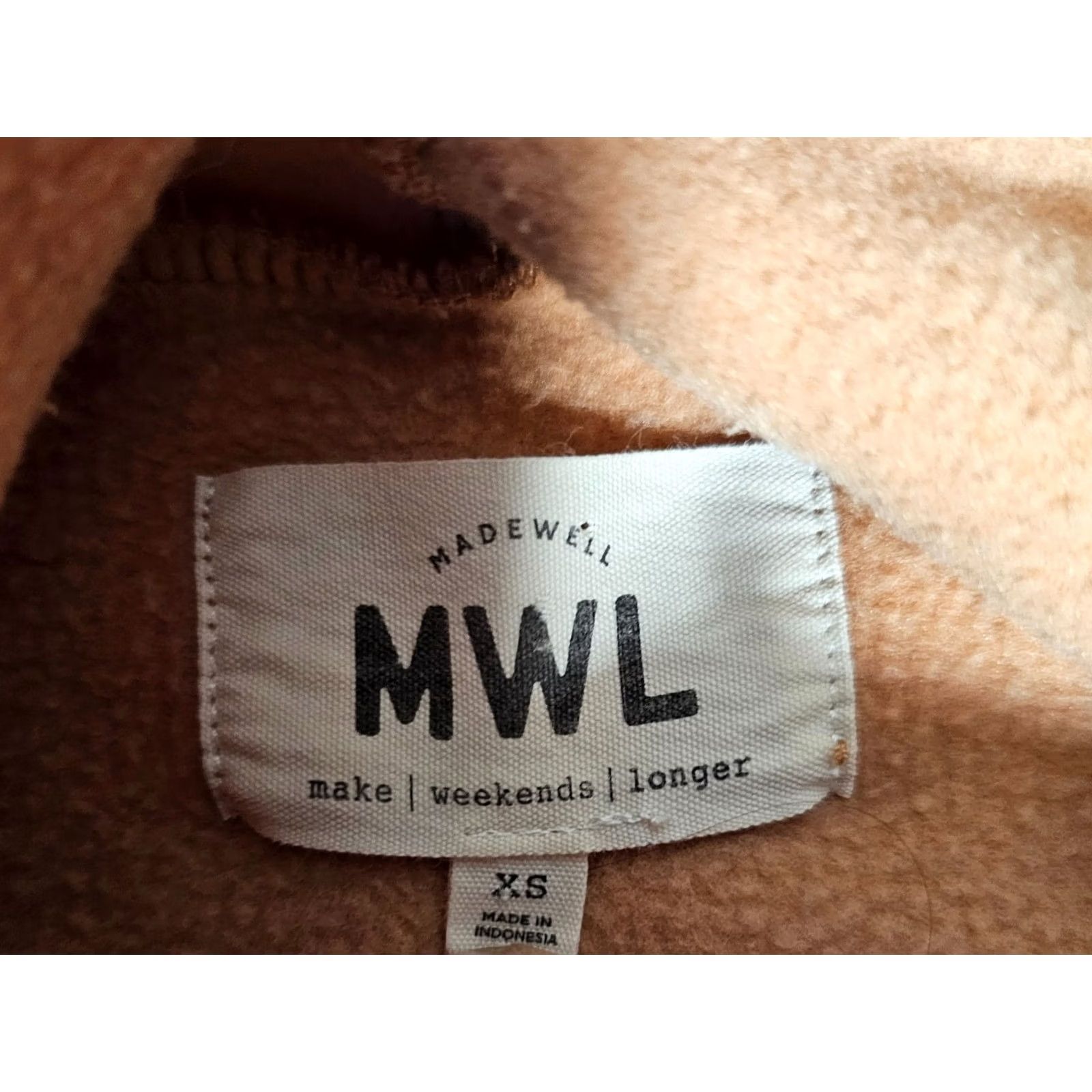 Madewell VINTAGE Madewell MWL Ribbed Funnelneck Athleisure Sweatshirt XS Tan Brown Dolman Sleeve Women's Pullover Regular Size XS Cardigan/ Sweater? Size XS / US 0-2 / IT 36-38 - 7 Thumbnail