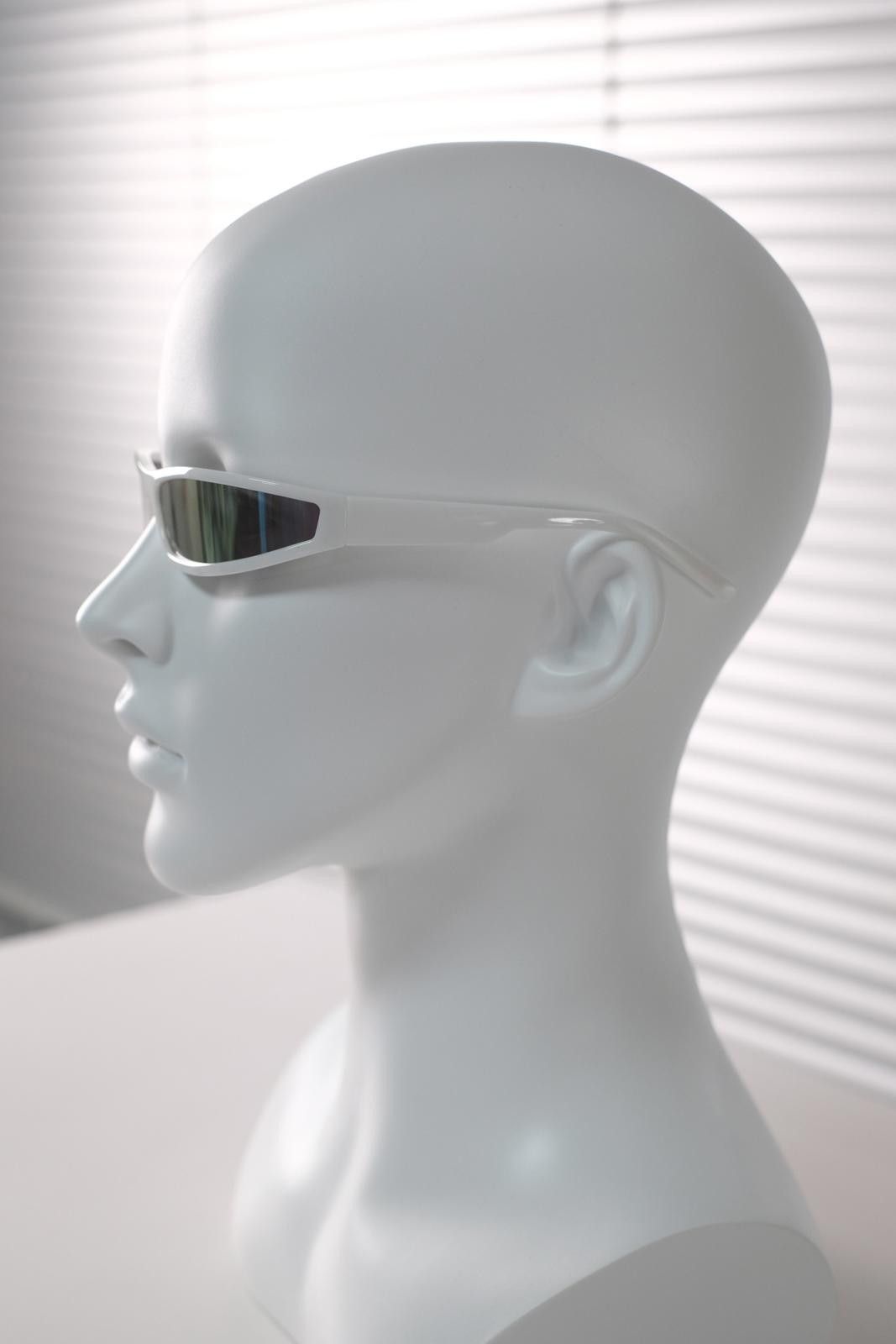 Japanese Brand Vtg Y2k Avant Garde Future Sunglasses Black Unisex One Size Size ONE SIZE - 6 Thumbnail