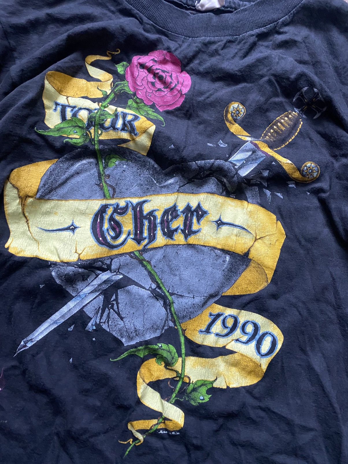 1990 Cher “heart of stone” Tee