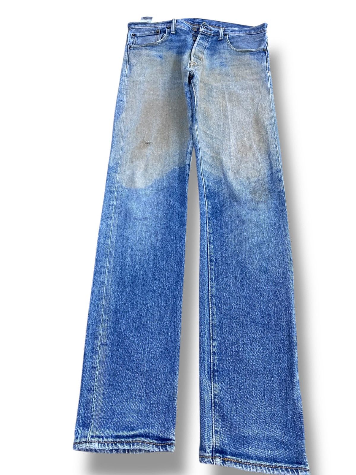 Levi's Vintage Levi’s Faded Blue Wash Style Straight Cut Jeans Size US 33 - 1 Thumbnail